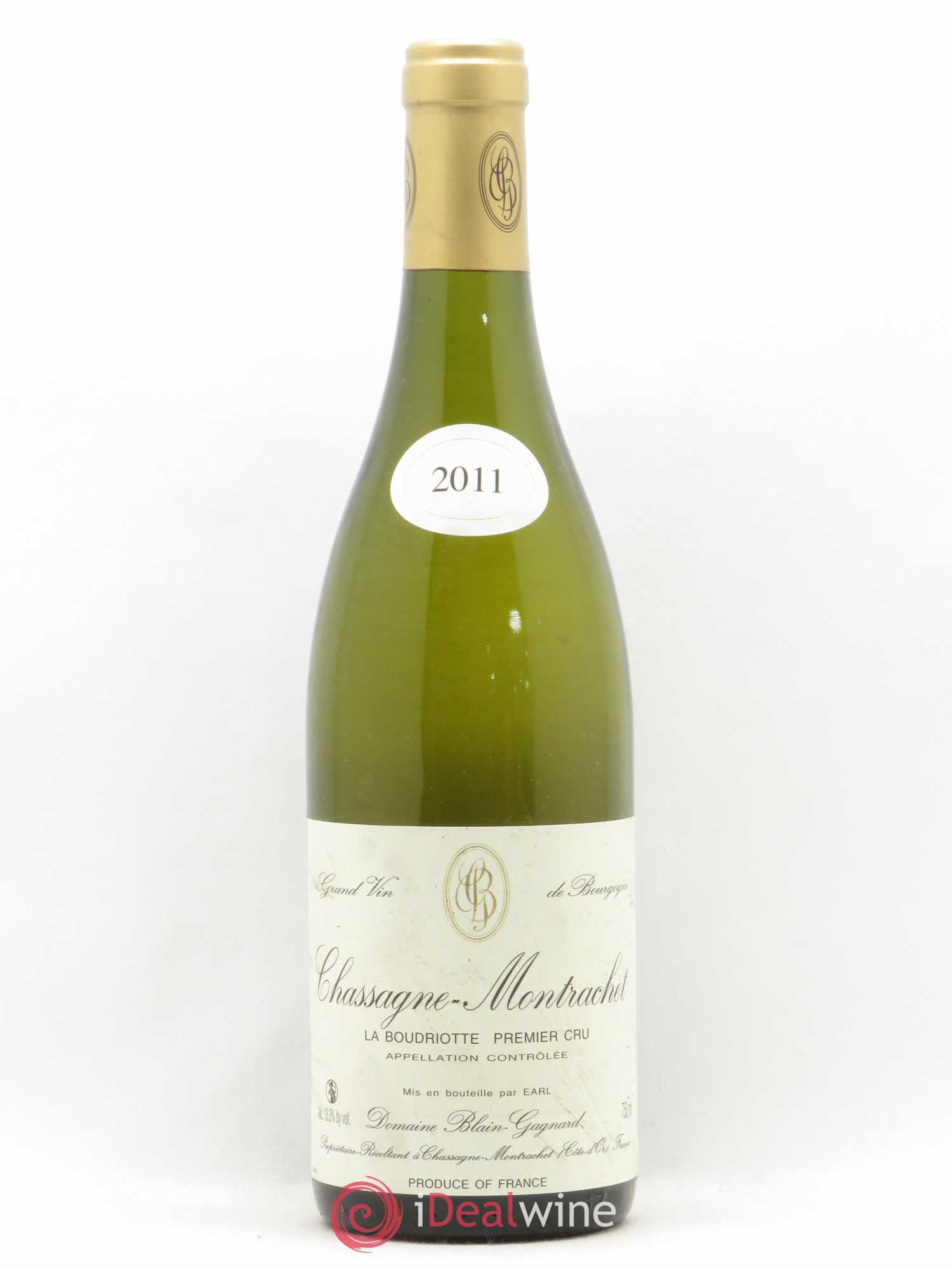 Chassagne-Montrachet 1er Cru La Boudriotte Blain-Gagnard (Domaine) (sans prix de réserve) 2011 - Lot de 1 bouteille - 0