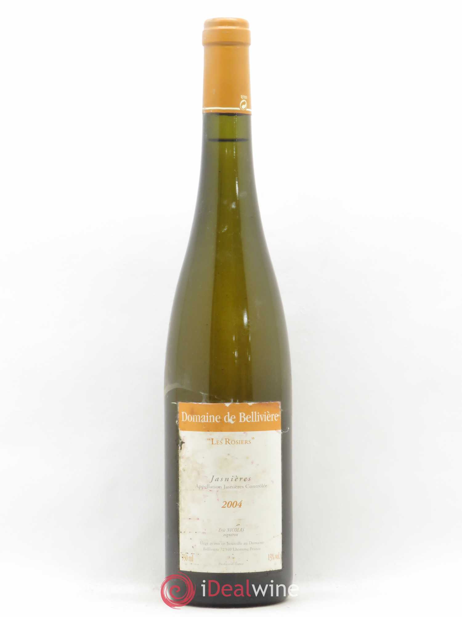 Jasnières Les Rosiers Domaine de Bellivière 2004 - Lot de 1 bouteille - 0