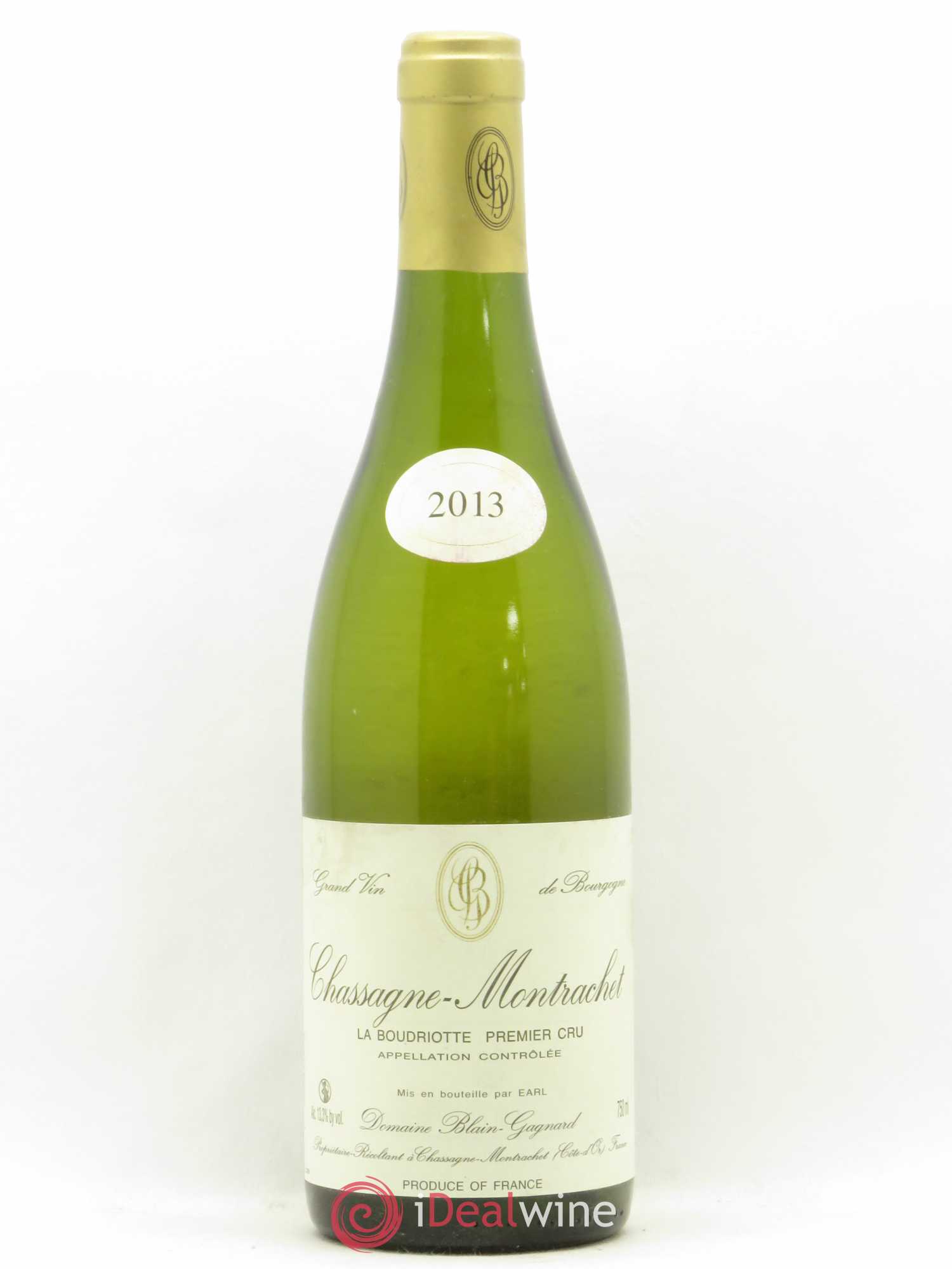 Chassagne-Montrachet 1er Cru La Boudriotte Blain-Gagnard (Domaine) (sans prix de réserve) 2013 - Lot de 1 bouteille - 0