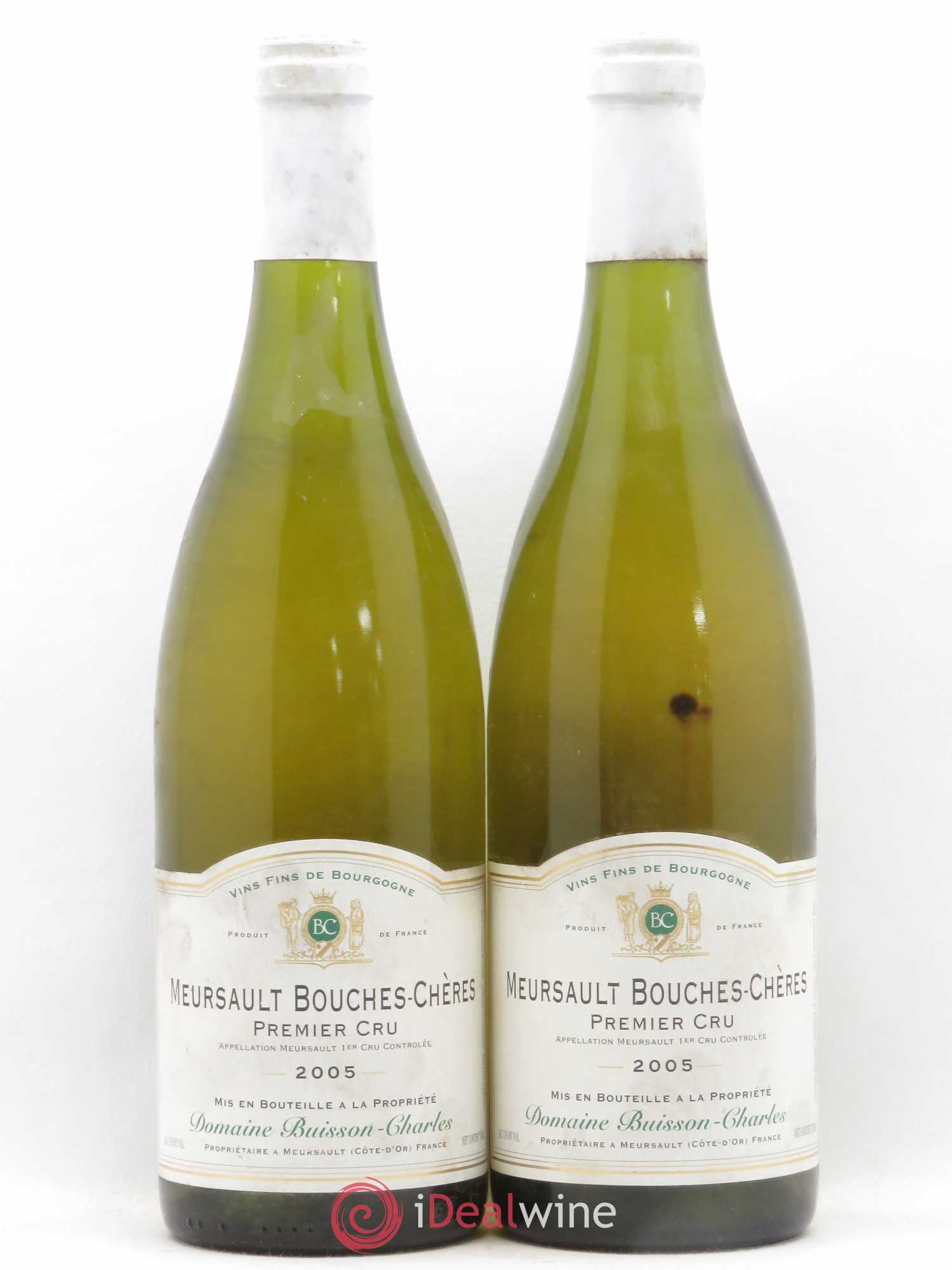 Meursault 1er Cru Bouches-Chères Buisson-Charles 2005 - Posten von 2 Flaschen - 0
