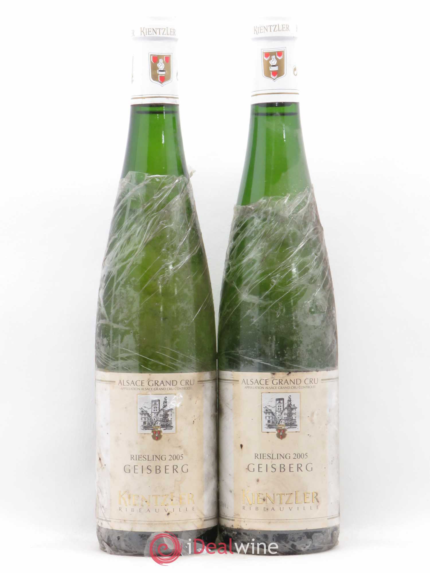 Alsace Riesling Grand Cru Geisberg Kientzler 2005 - Lot de 2 bouteilles - 0
