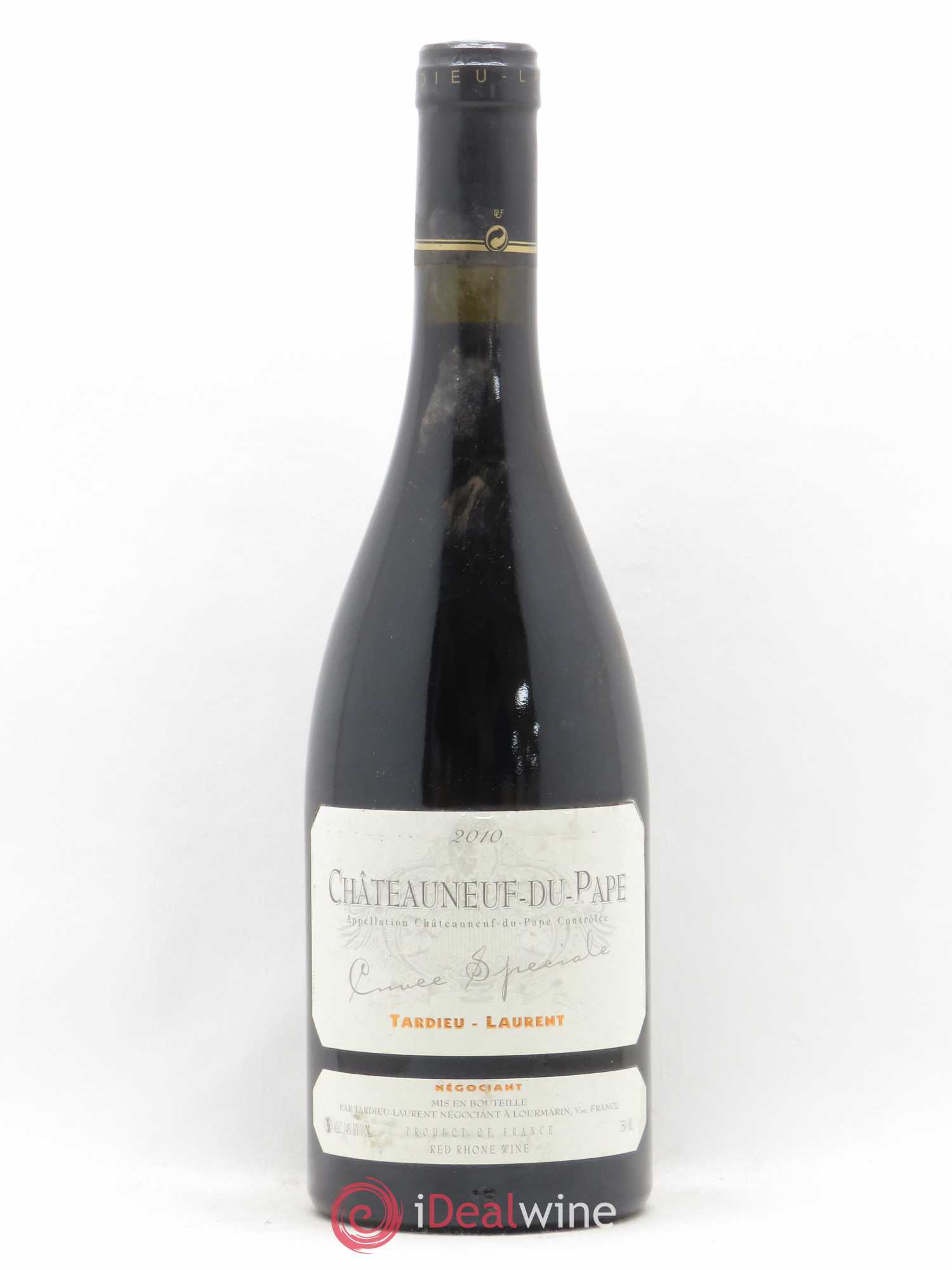 Châteauneuf-du-Pape Tardieu-Laurent Cuvée spéciale Famille Tardieu 2010 - Lot de 1 bouteille - 0