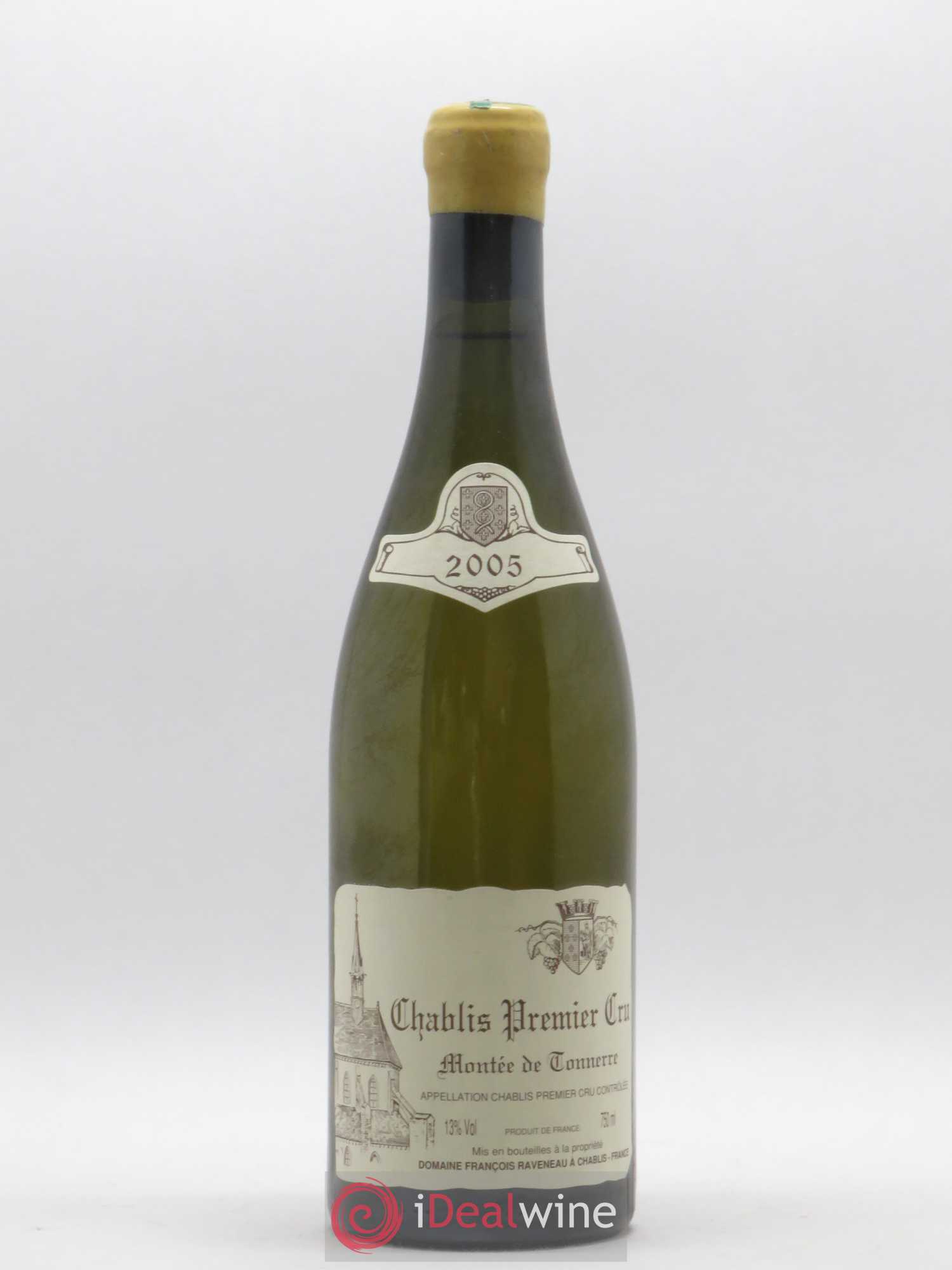 Chablis 1er Cru Montée de Tonnerre Raveneau (Domaine) 2005 - Posten von 1 Flasche - 0