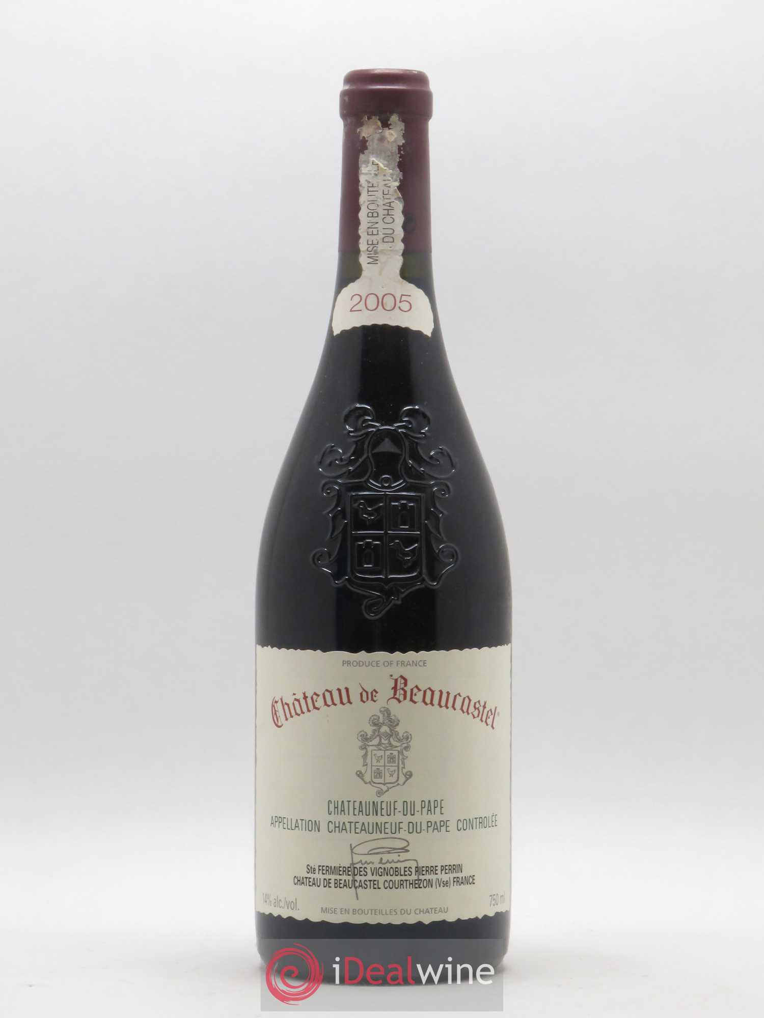 Châteauneuf-du-Pape Château de Beaucastel Famille Perrin 2005 - Lot de 1 bouteille - 0