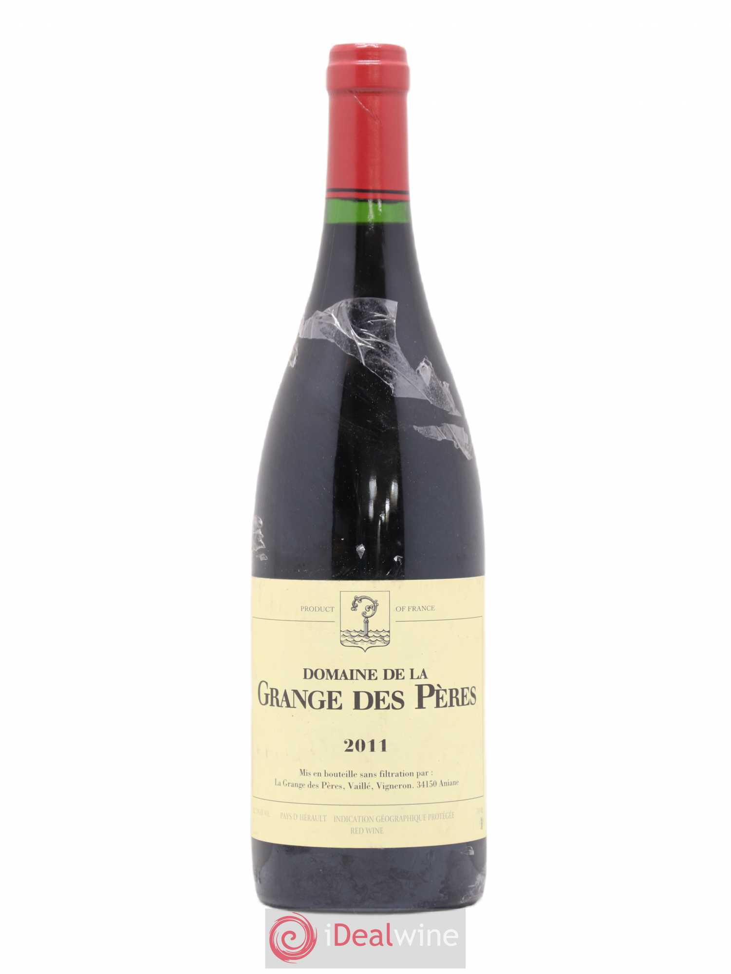 Pays d'Hérault Grange des Pères Laurent Vaillé 2011 - Lot de 1 bouteille - 0