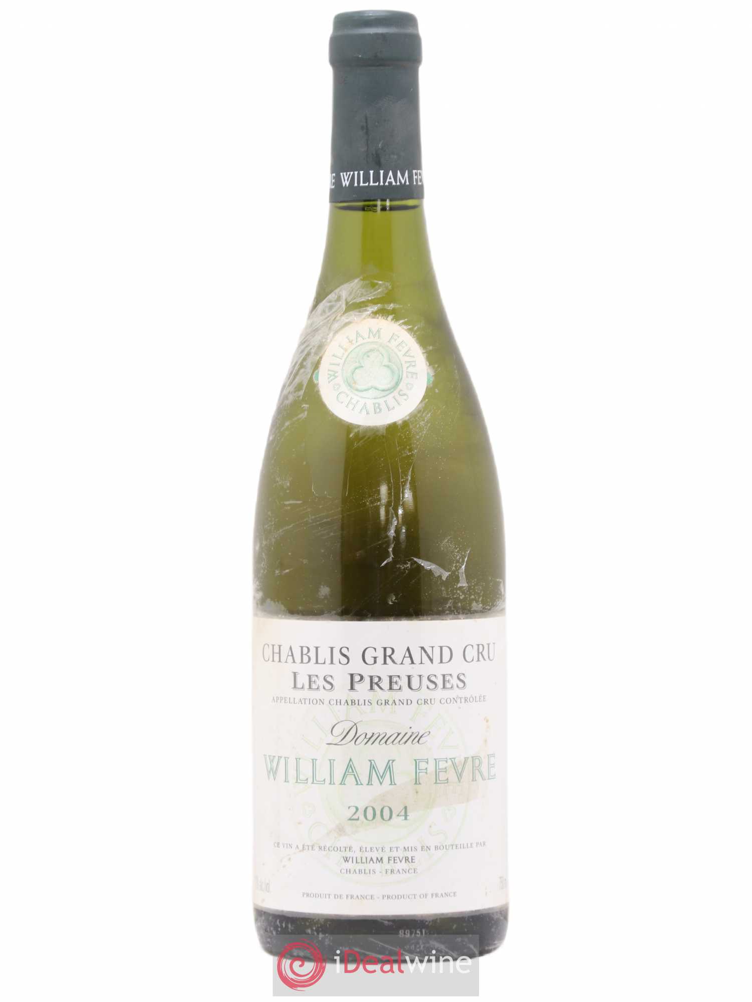 Chablis Grand Cru les Preuses William Fèvre 2004 - Lot de 1 bouteille - 0
