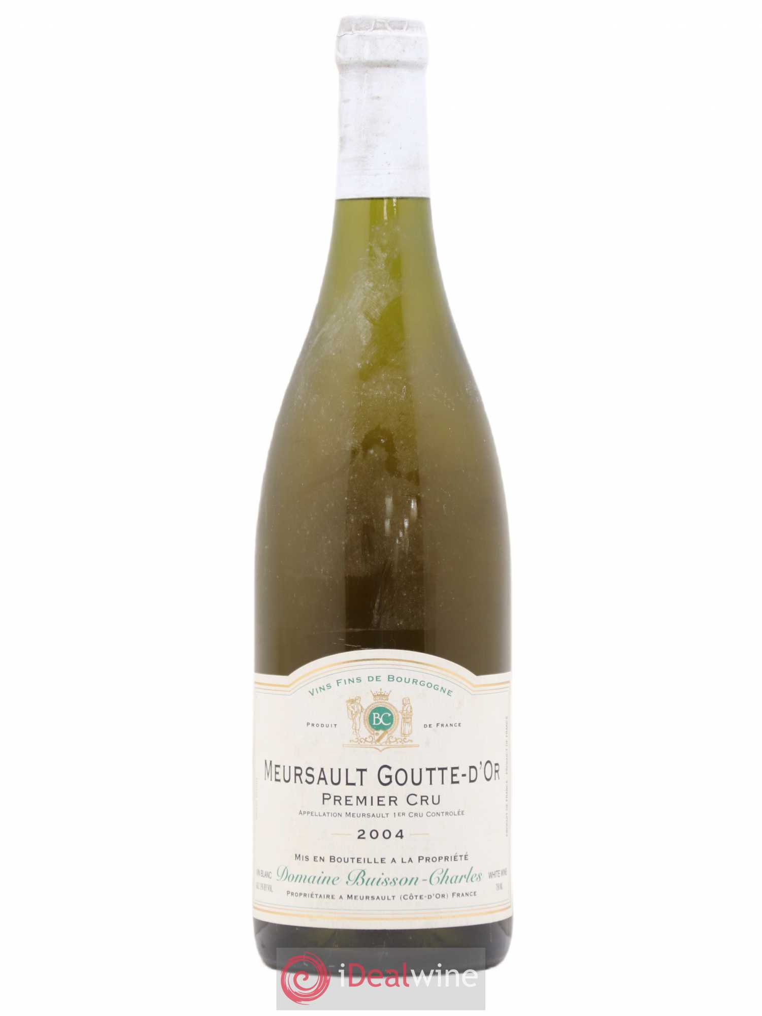 Meursault 1er Cru Goutte d'Or Buisson-Charles (Domaine) 2004 - Lot de 1 bouteille - 0