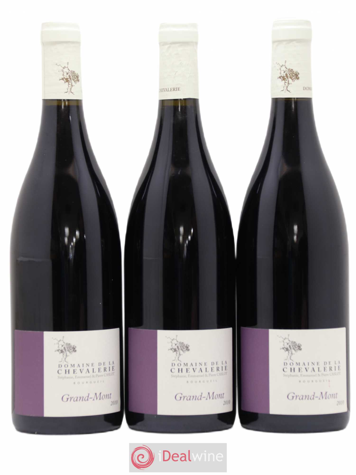 Bourgueil Grand-Mont Domaine de la Chevalerie 2010 - Lot de 3 bouteilles - 0
