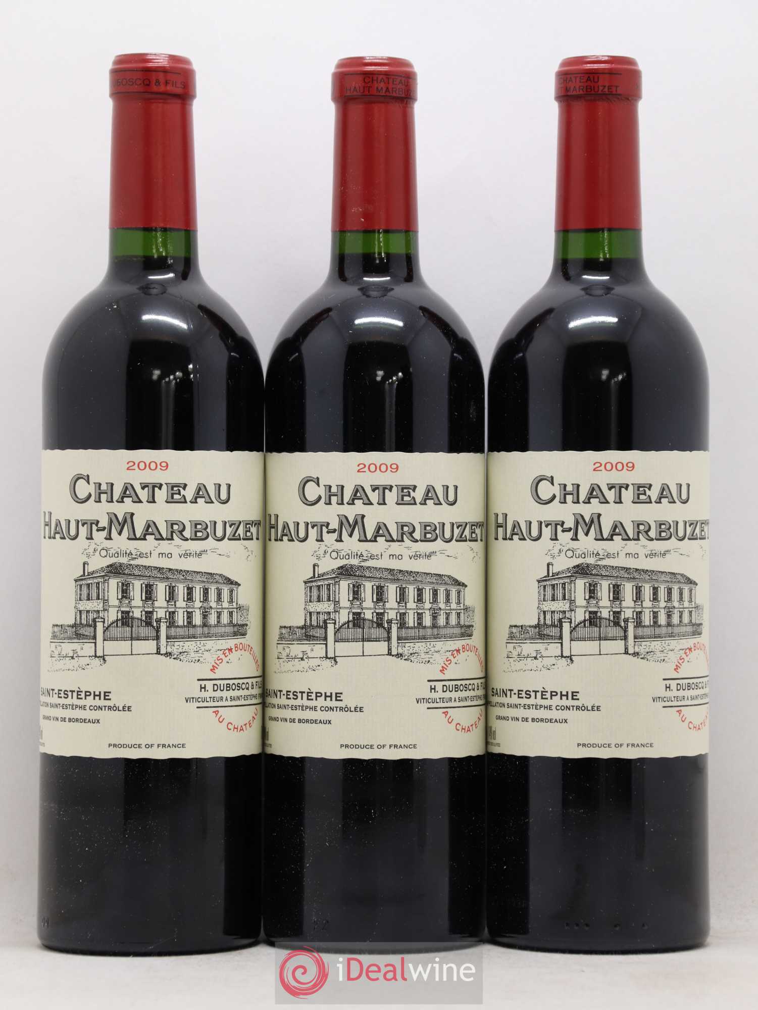 Château Haut Marbuzet 2009 - Lot de 6 bouteilles - 1