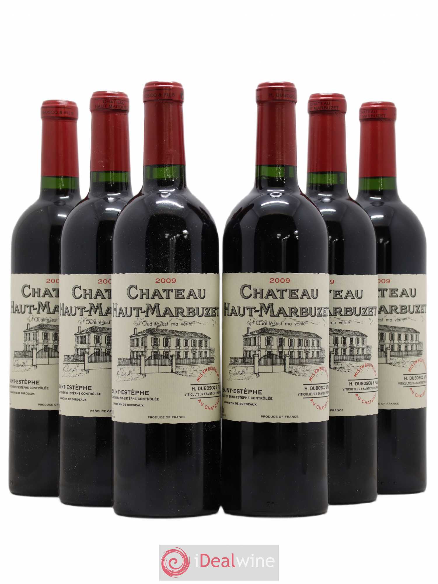 Château Haut Marbuzet 2009 - Lot de 6 bouteilles - 0