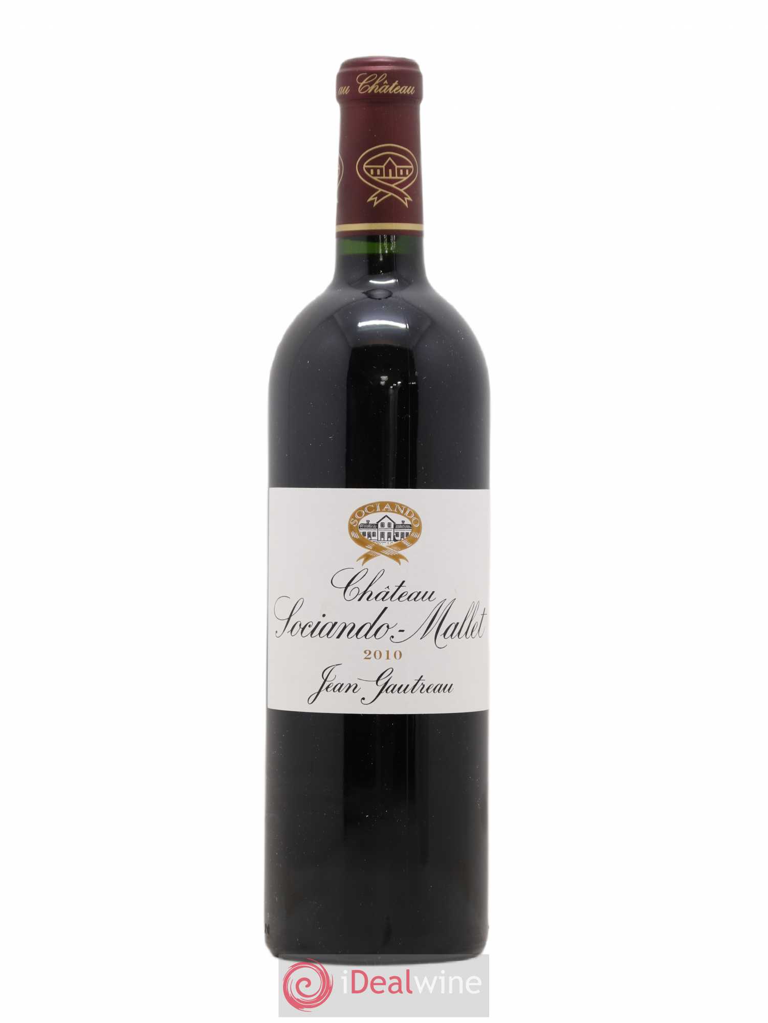 Château Sociando Mallet 2010 - Lot de 1 bouteille - 0