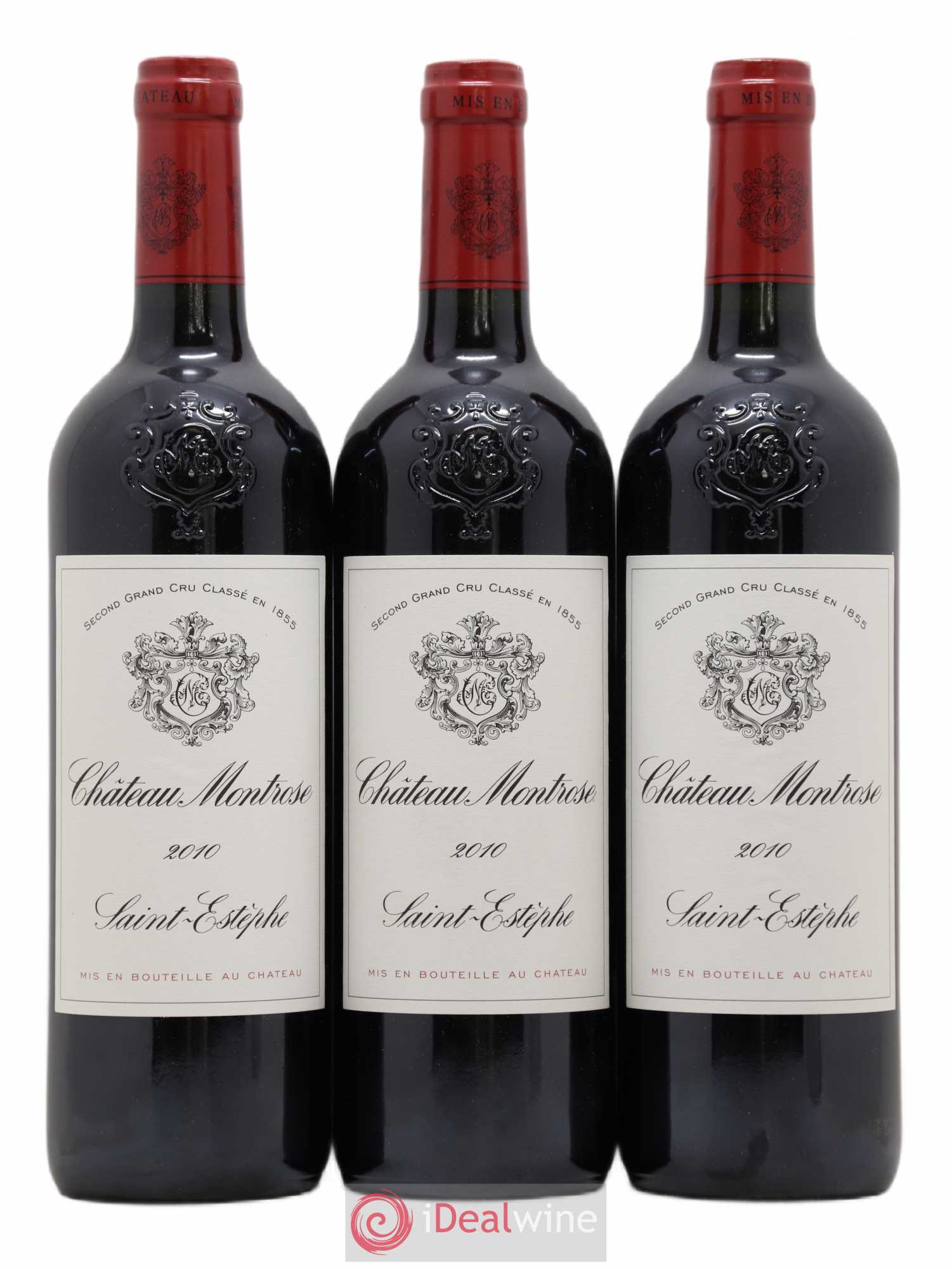 Château Montrose 2ème Grand Cru Classé 2010 - Lot de 3 bouteilles - 0