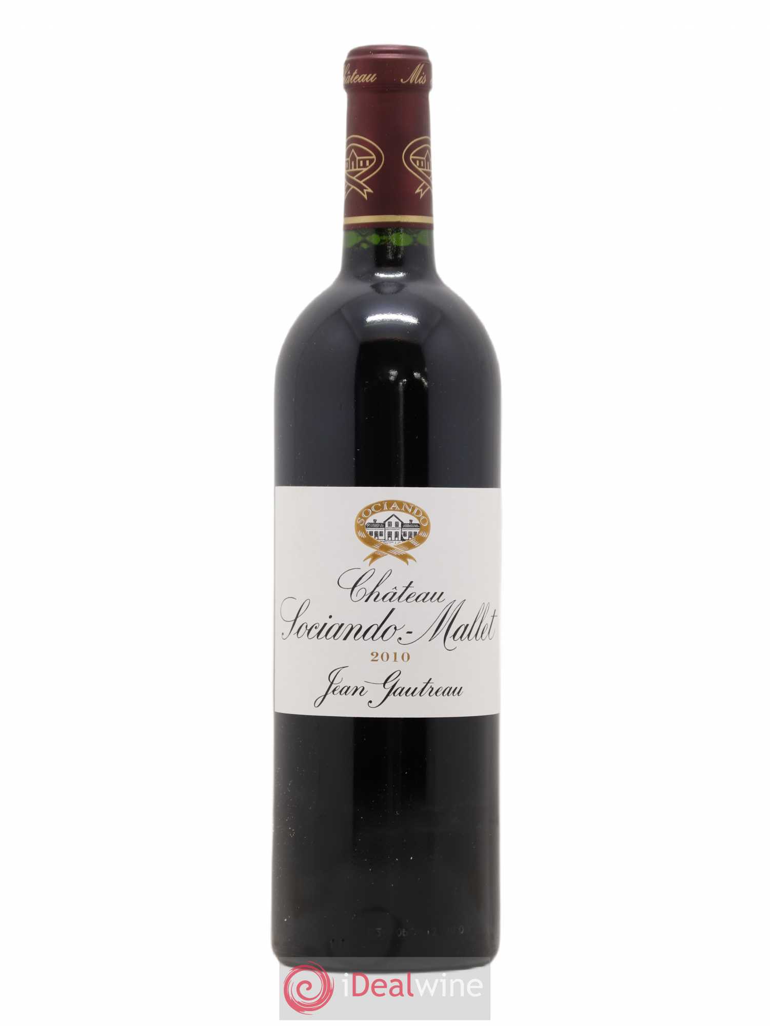 Château Sociando Mallet 2010 - Lot de 1 bouteille - 0