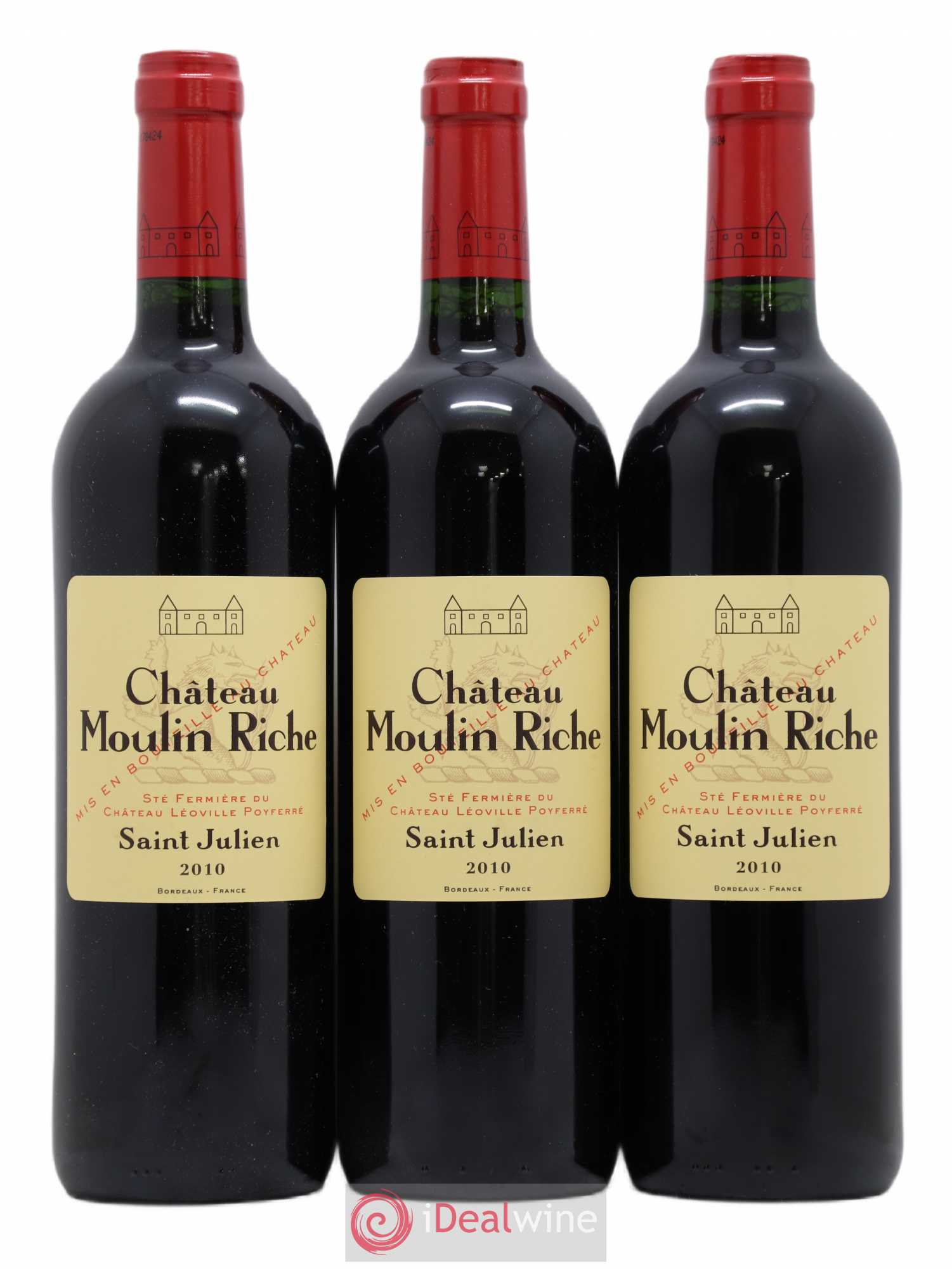 Château Moulin Riche 2010 - Posten von 3 Flaschen - 0