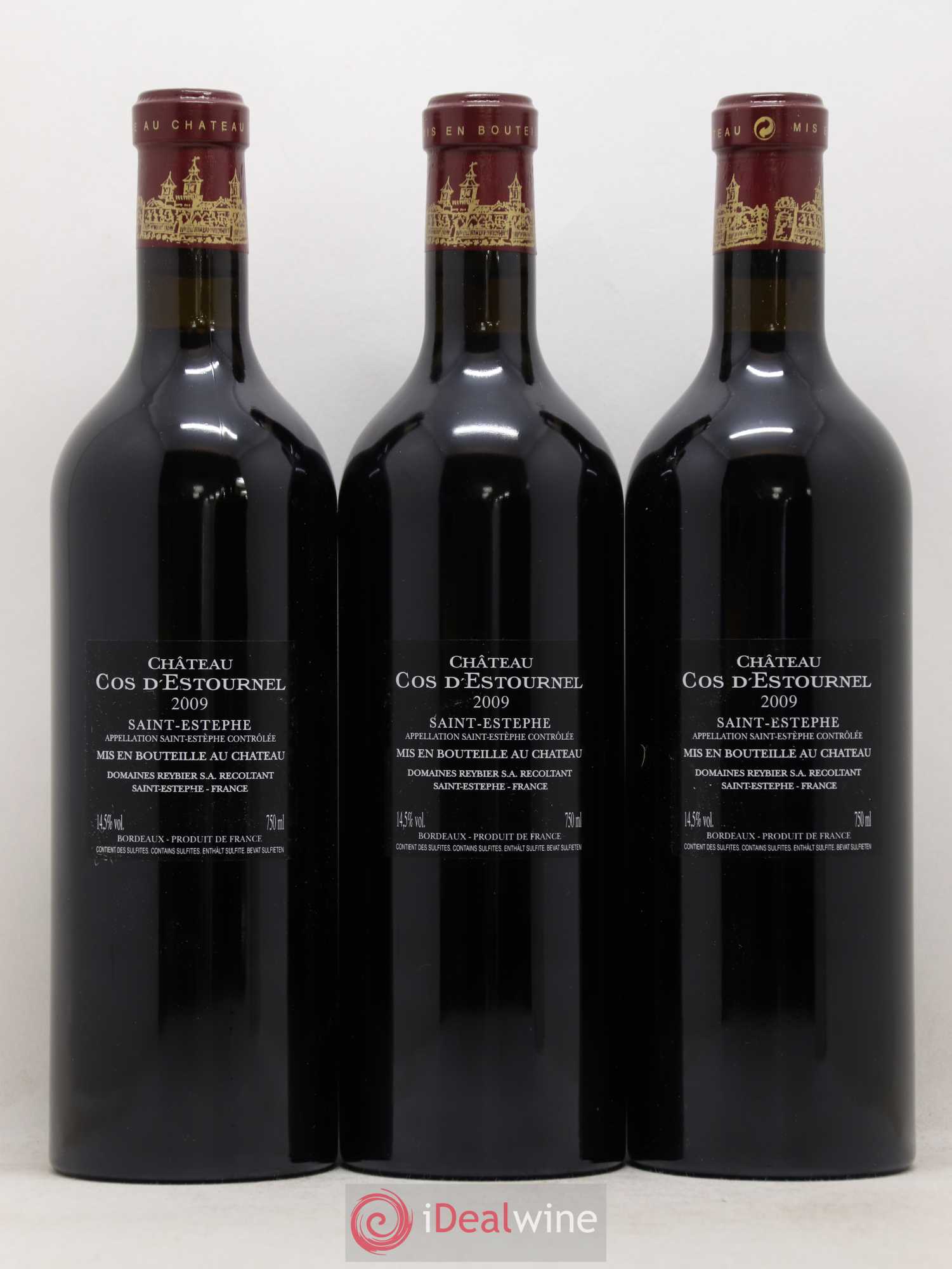 Cos d'Estournel 2ème Grand Cru Classé 2009 - Lot de 6 bouteilles - 2