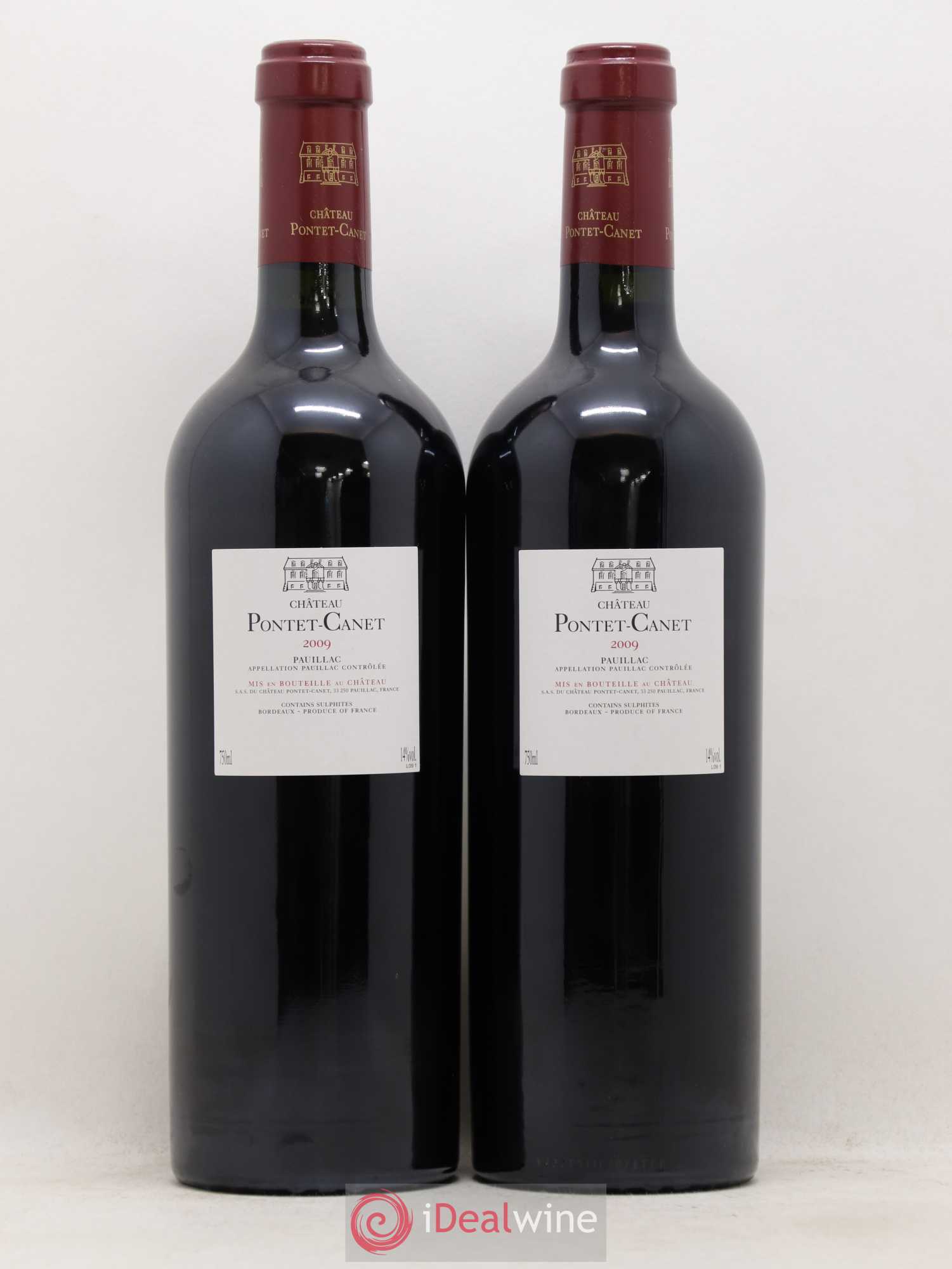 Château Pontet Canet 5ème Grand Cru Classé 2009 - Lot de 2 bouteilles - 1