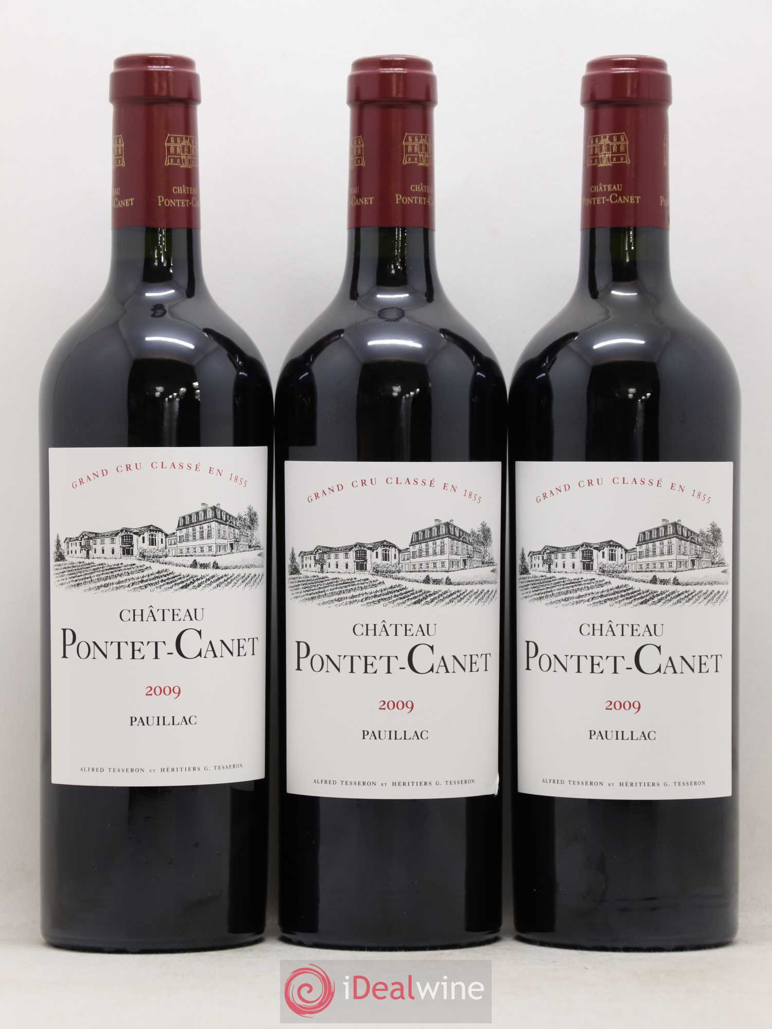 Château Pontet Canet 5ème Grand Cru Classé 2009 - Lot de 6 bouteilles - 1