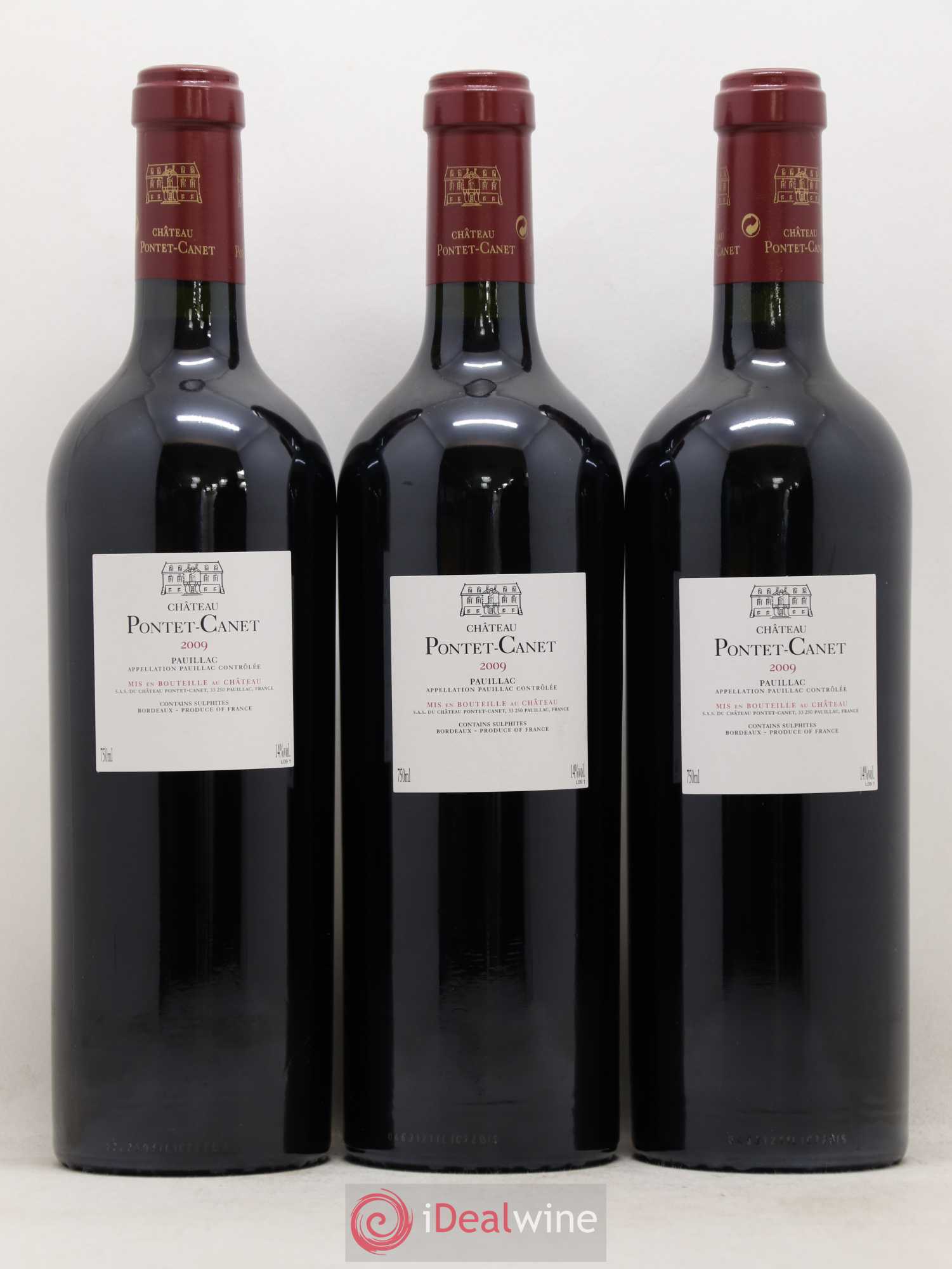 Château Pontet Canet 5ème Grand Cru Classé 2009 - Lot de 6 bouteilles - 2