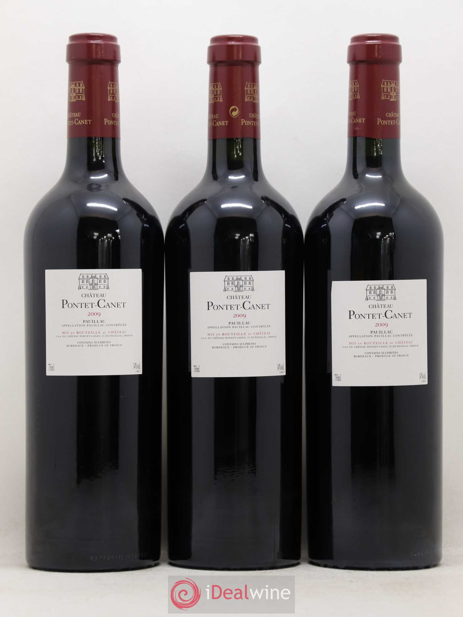 Château Pontet Canet 5ème Grand Cru Classé 2009 - Lot de 6 bouteilles - 4
