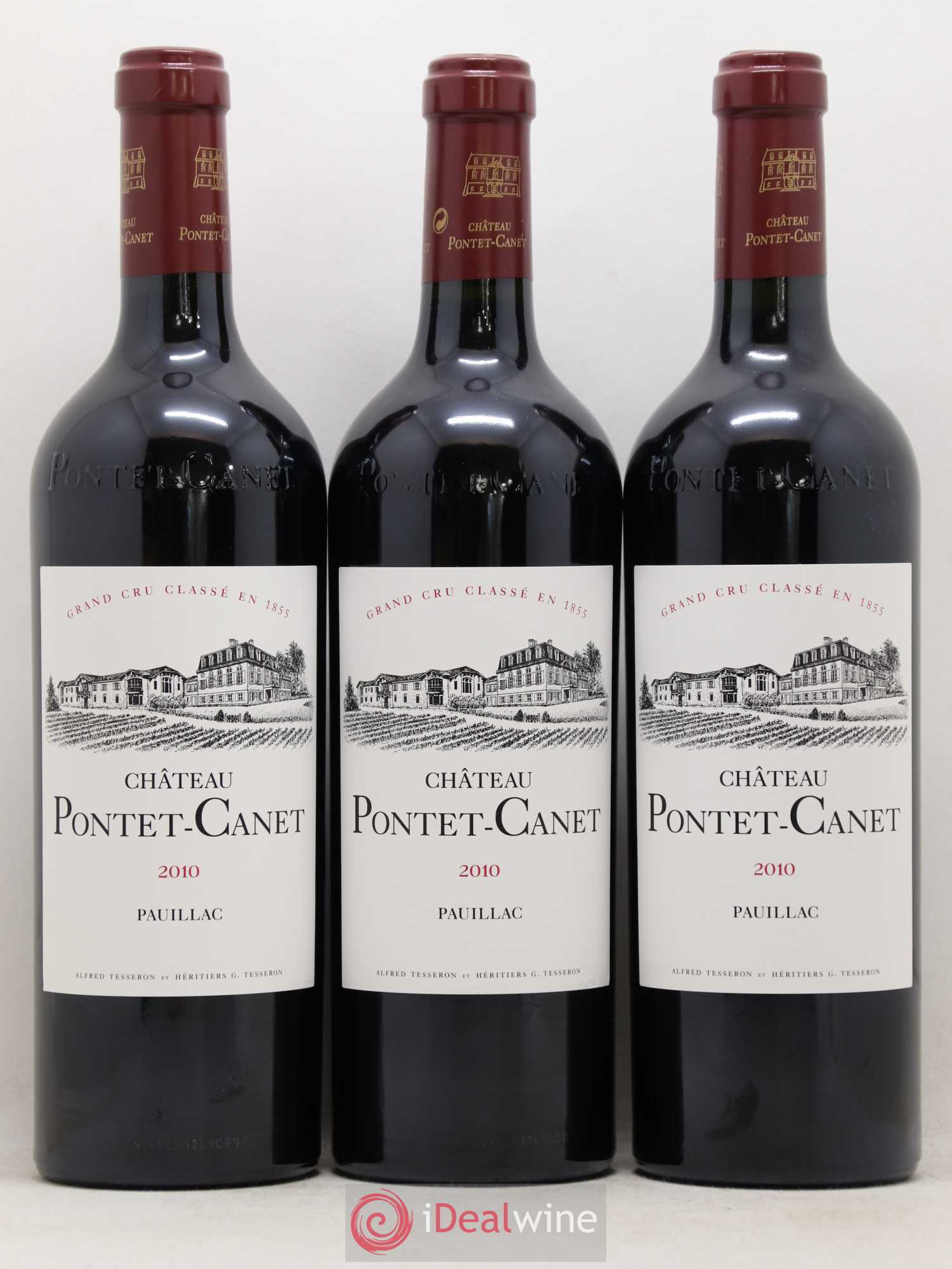 Château Pontet Canet 5ème Grand Cru Classé 2010 - Lot de 6 bouteilles - 1