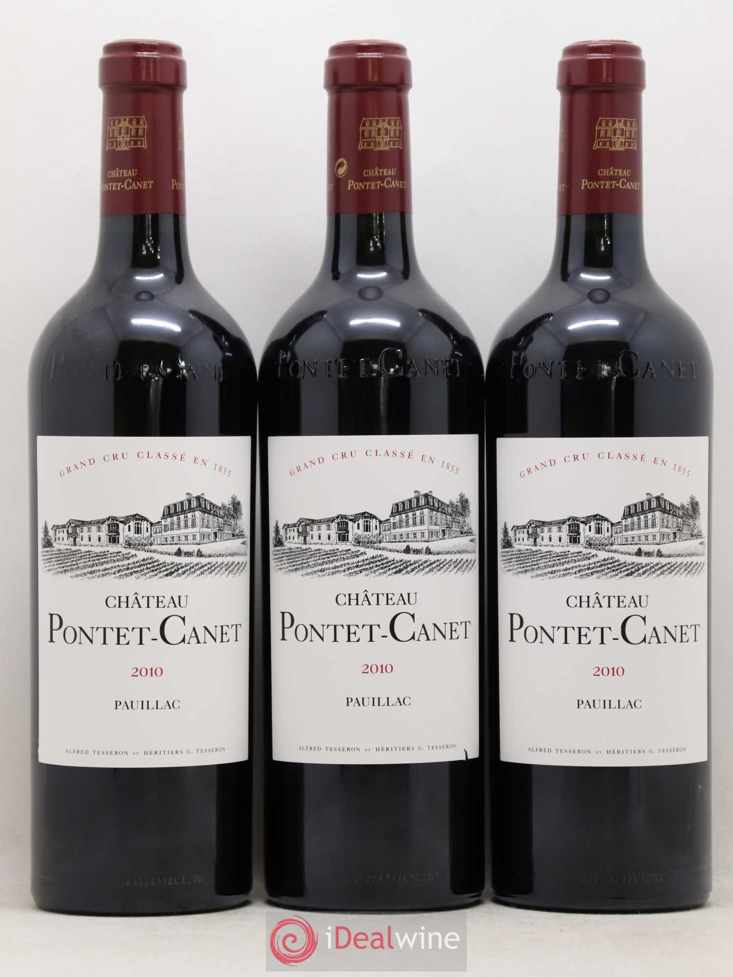 Château Pontet Canet 5ème Grand Cru Classé 2010 - Lot de 6 bouteilles - 3