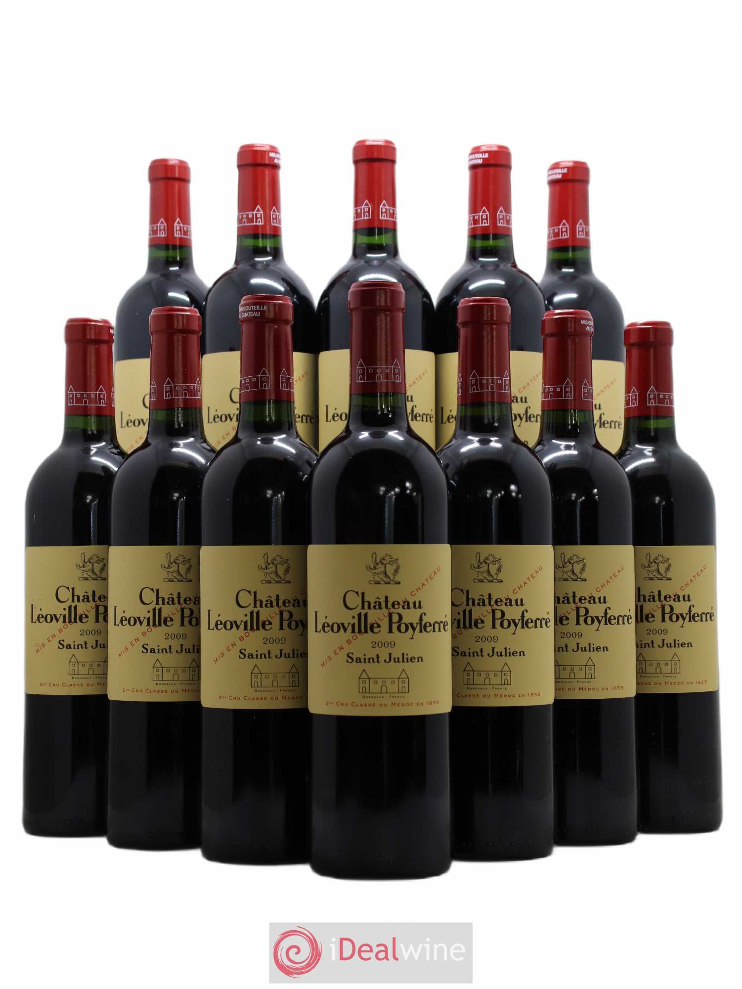 Château Léoville Poyferré 2ème Grand Cru Classé 2009 - Lot de 12 bouteilles - 0