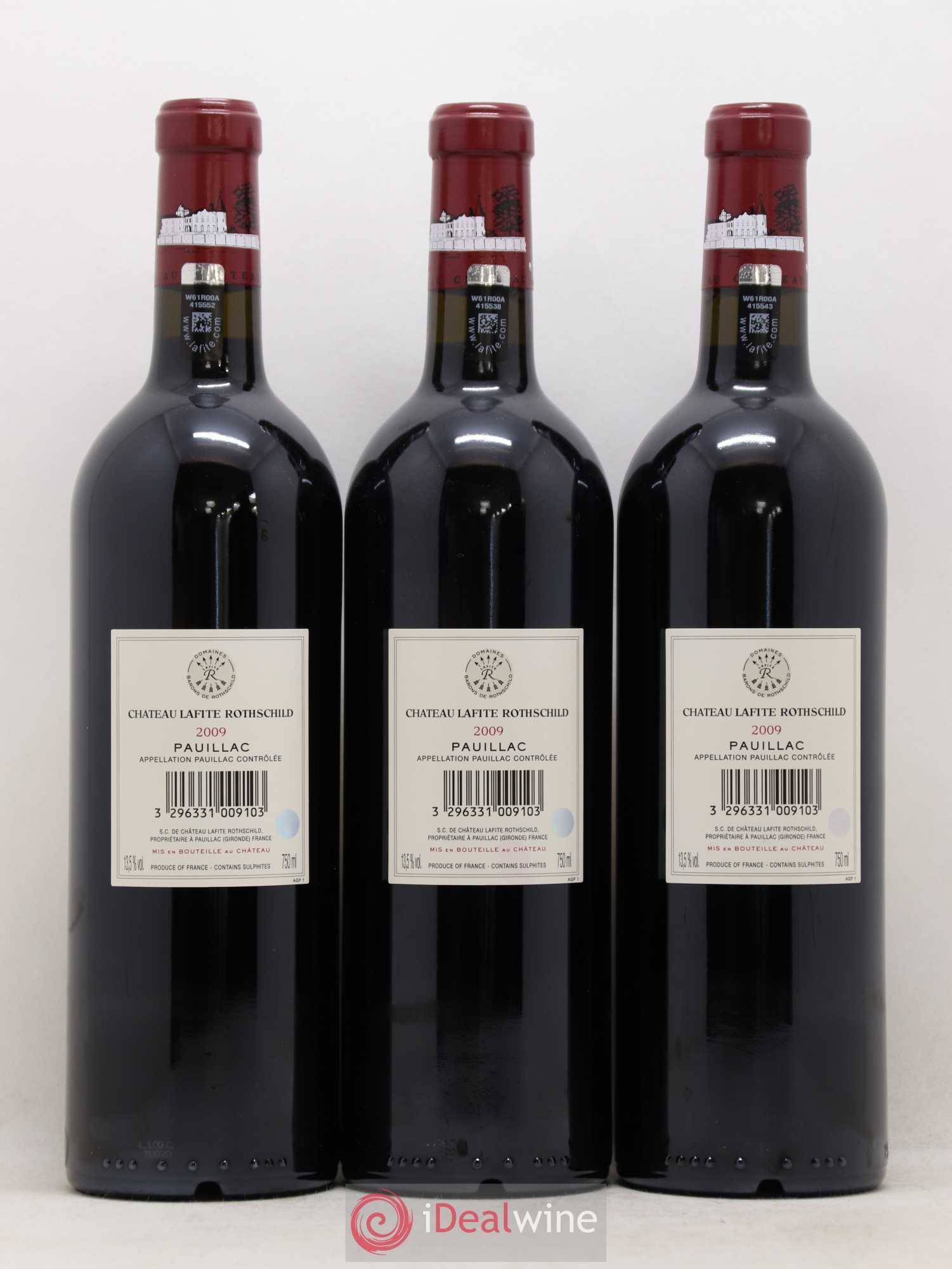 Château Lafite Rothschild 1er Grand Cru Classé 2009 - Lot de 12 bouteilles - 2