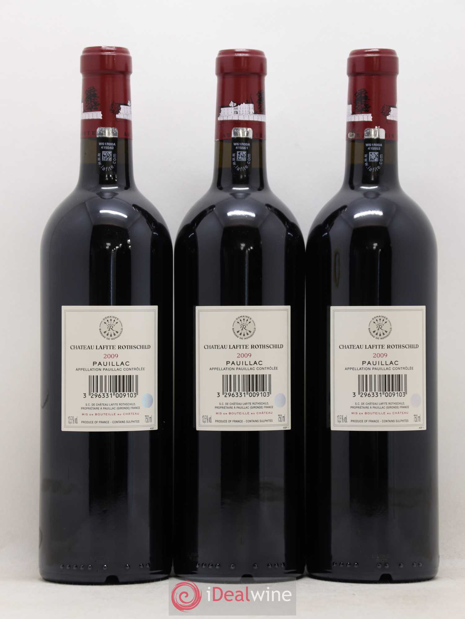 Château Lafite Rothschild 1er Grand Cru Classé 2009 - Lot de 12 bouteilles - 6