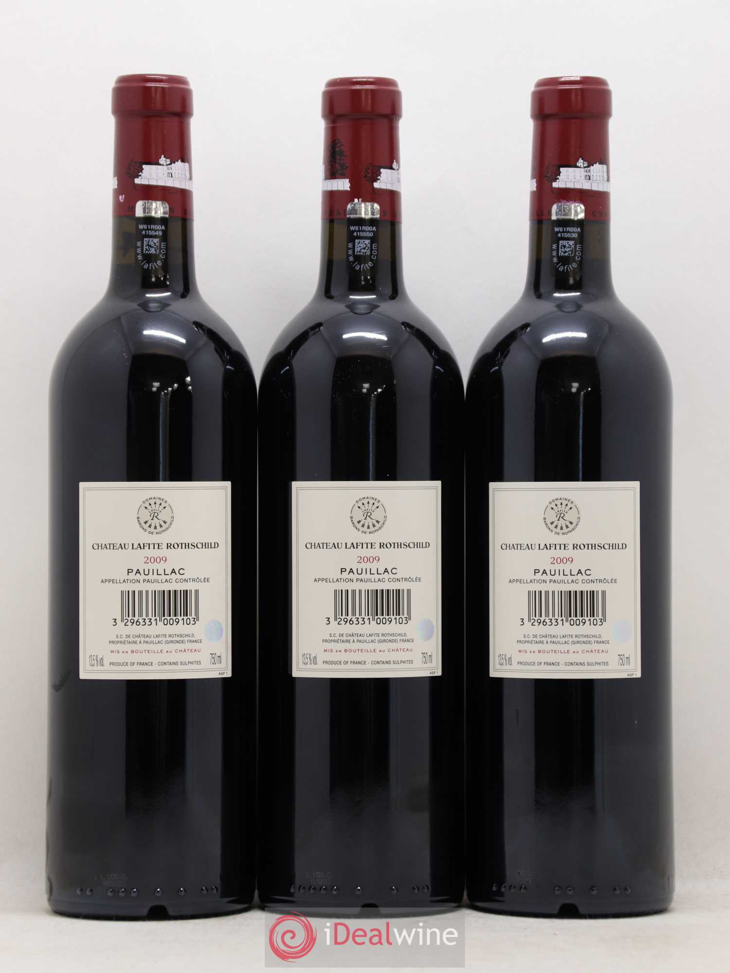 Château Lafite Rothschild 1er Grand Cru Classé 2009 - Lot de 12 bouteilles - 8