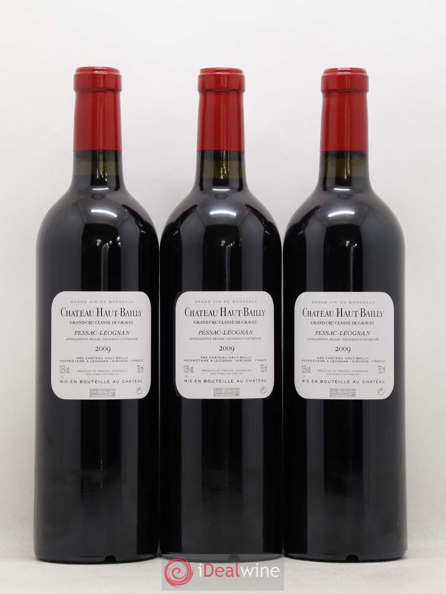 Château Haut-Bailly Cru Classé de Graves 2009 - Lot de 12 bouteilles - 8