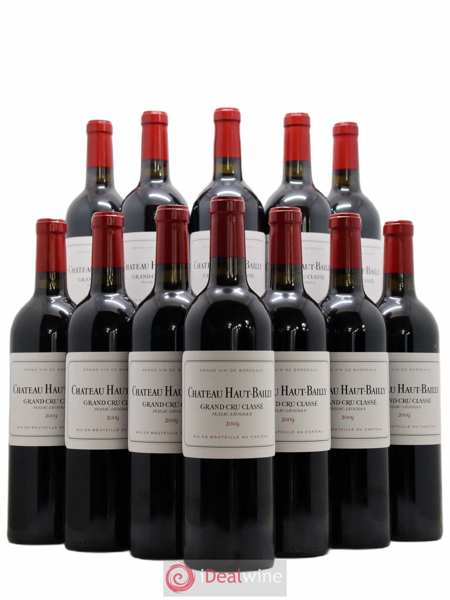 Château Haut-Bailly Cru Classé de Graves 2009 - Lot de 12 bouteilles - 0