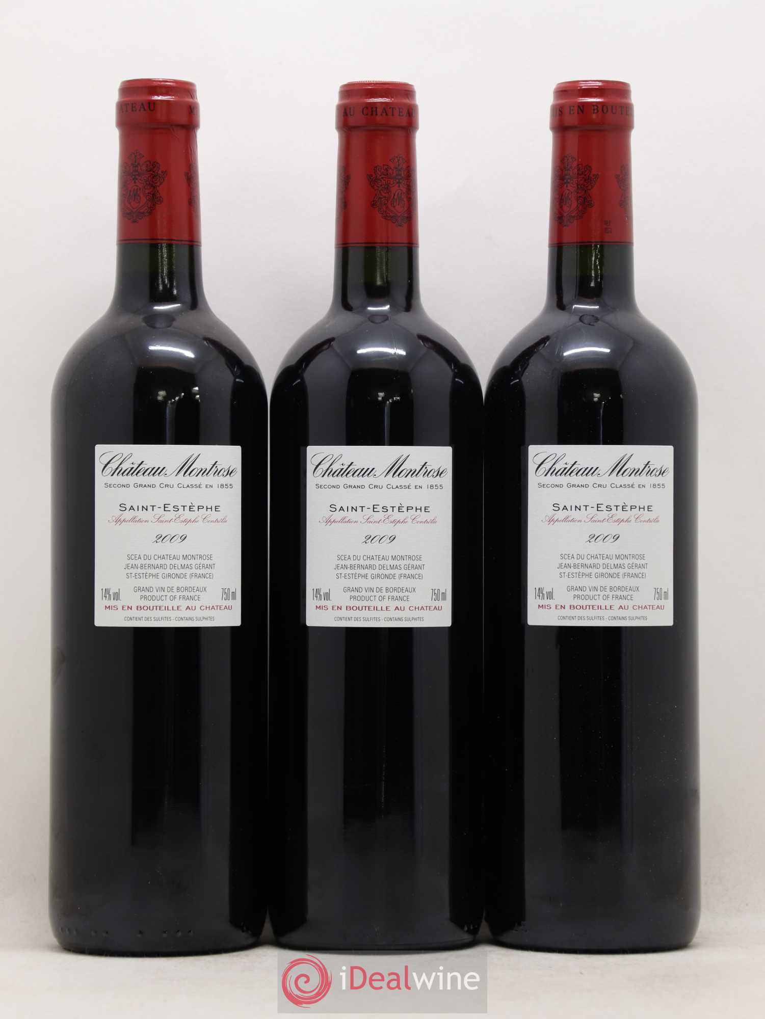 Château Montrose 2ème Grand Cru Classé 2009 - Lot de 12 bouteilles - 8