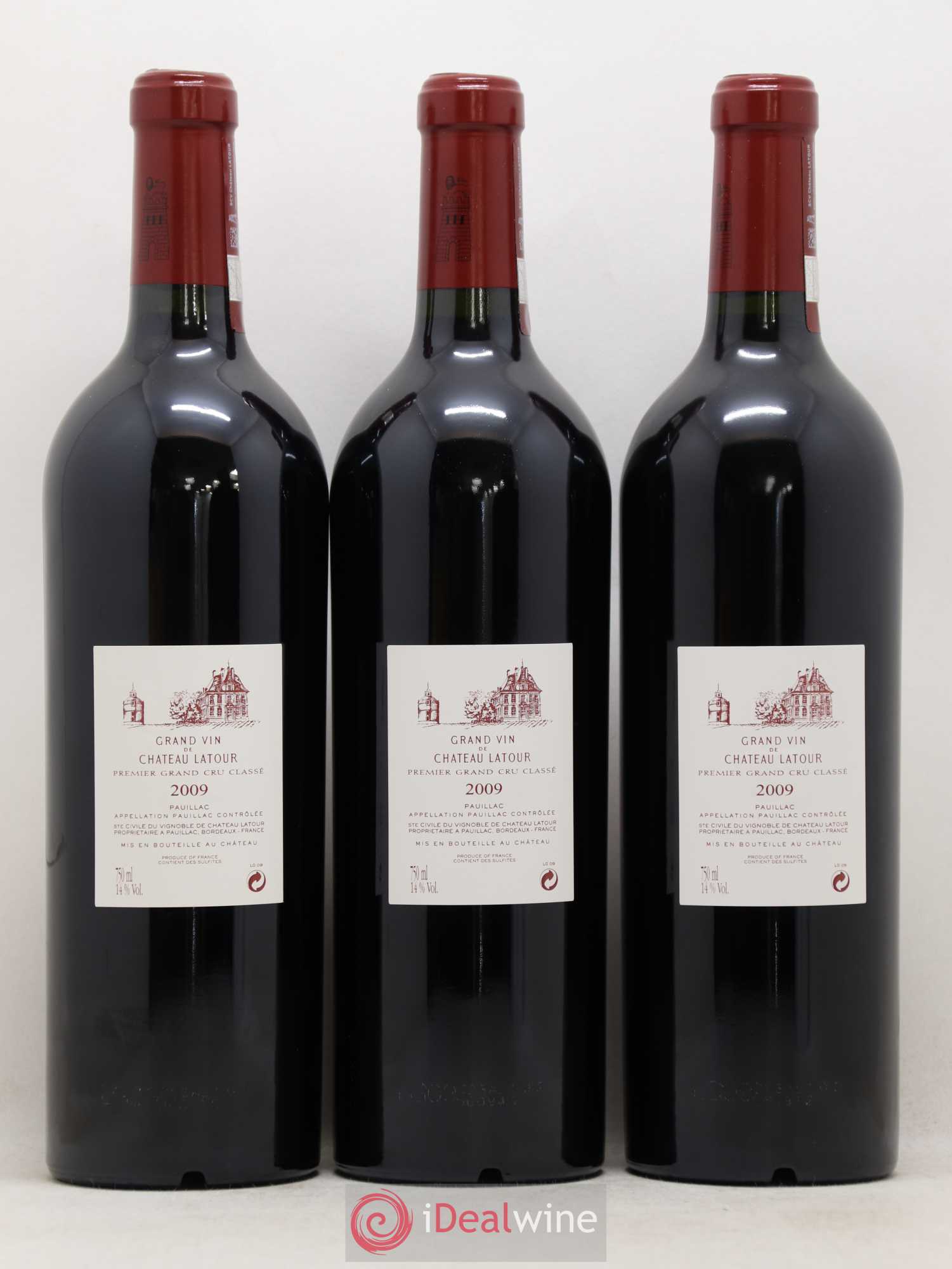 Château Latour 1er Grand Cru Classé 2009 - Lot de 12 bouteilles - 6