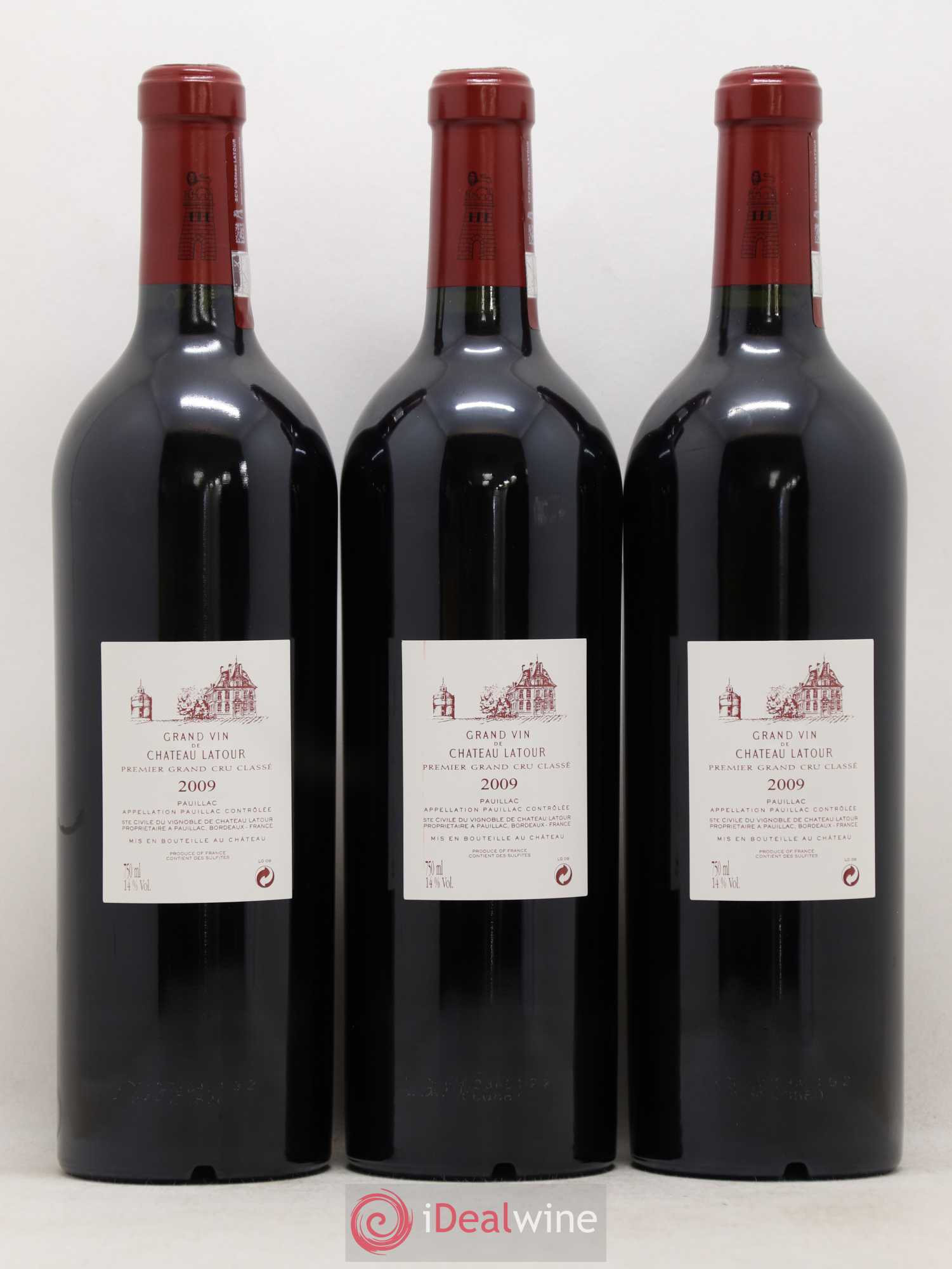 Château Latour 1er Grand Cru Classé 2009 - Lot de 12 bouteilles - 8