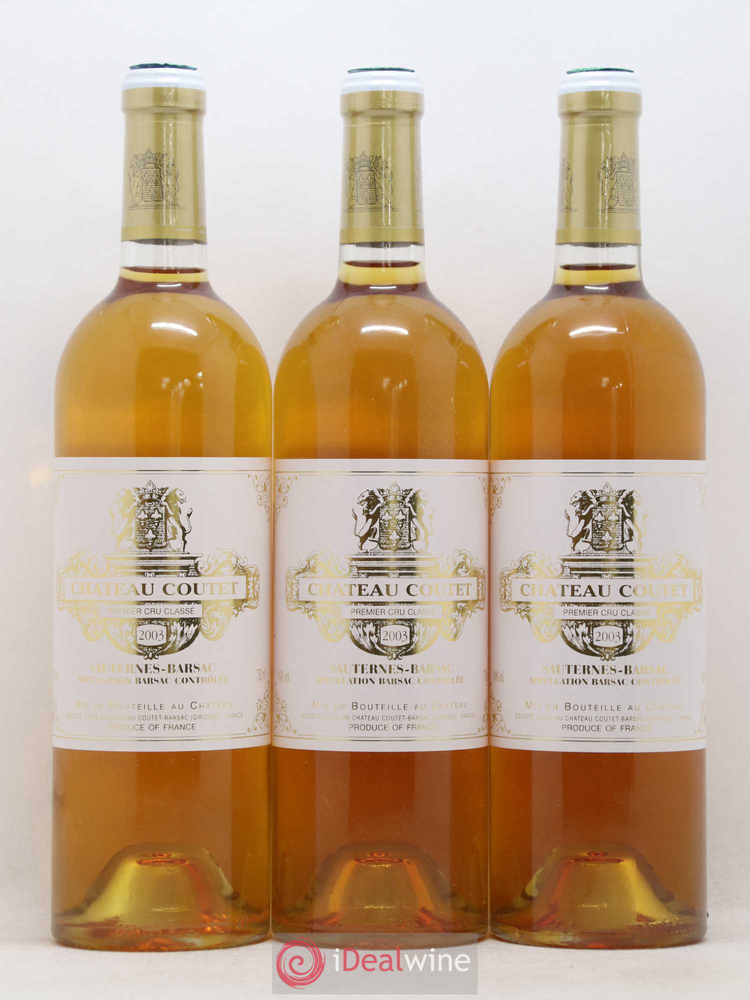 Château Coutet 1er Grand Cru Classé 2003 - Lotto di 12 bottiglie - 3