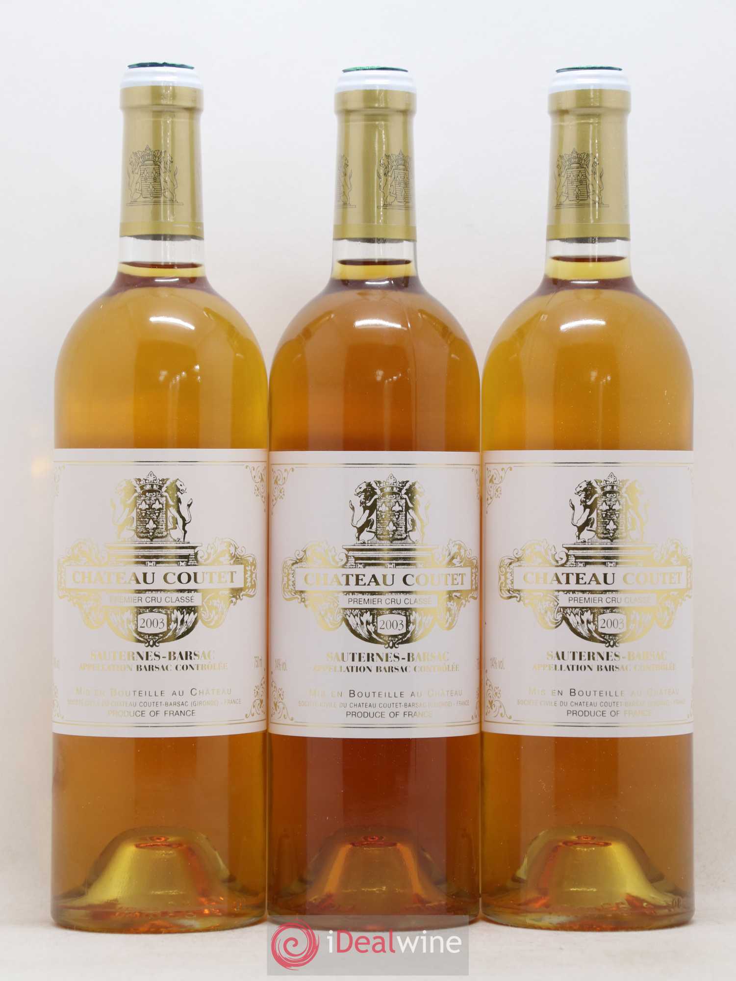 Château Coutet 1er Grand Cru Classé 2003 - Lotto di 12 bottiglie - 4