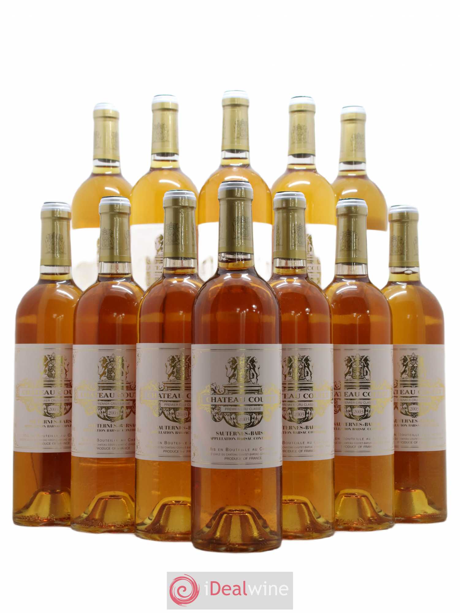 Château Coutet 1er Grand Cru Classé 2003 - Lotto di 12 bottiglie - 0