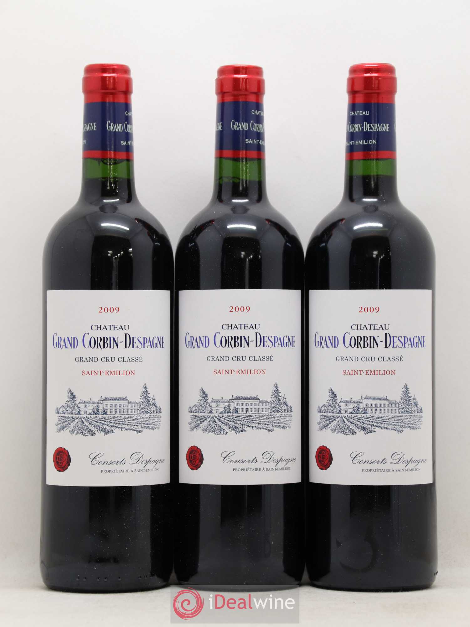 Château Grand Corbin Despagne Grand Cru Classé 2009 - Lot de 12 bouteilles - 2
