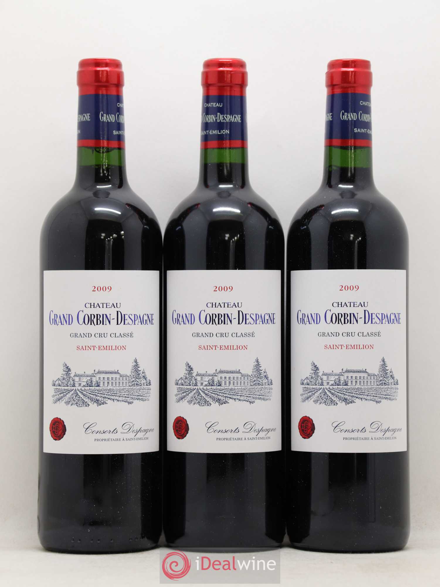 Château Grand Corbin Despagne Grand Cru Classé 2009 - Lot de 12 bouteilles - 3