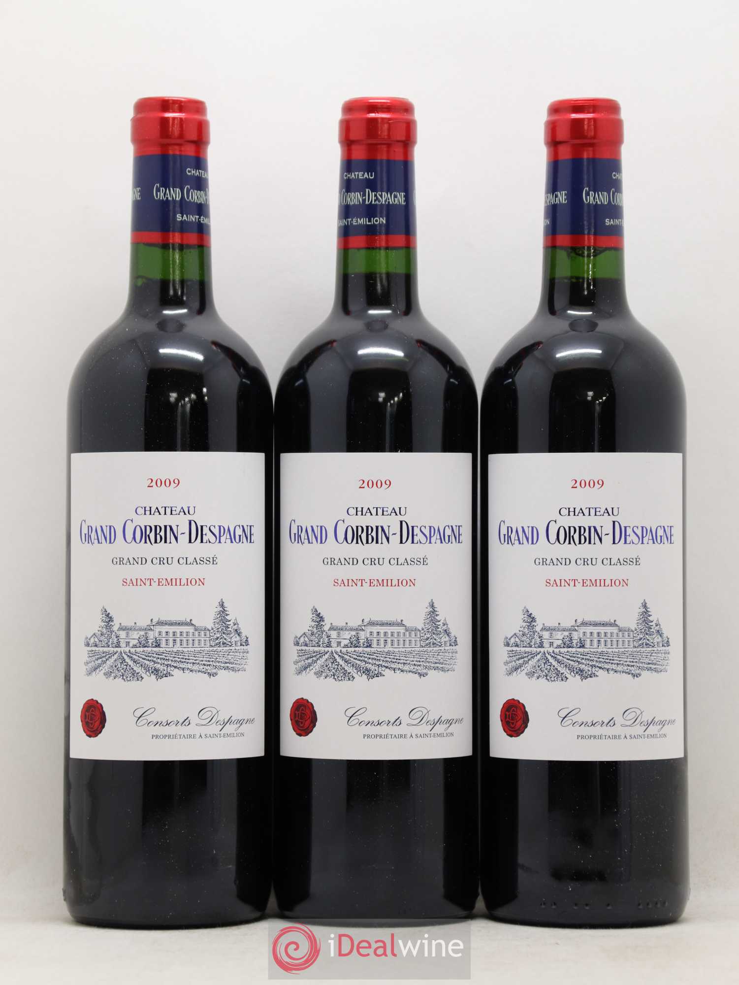 Château Grand Corbin Despagne Grand Cru Classé 2009 - Lot de 12 bouteilles - 4