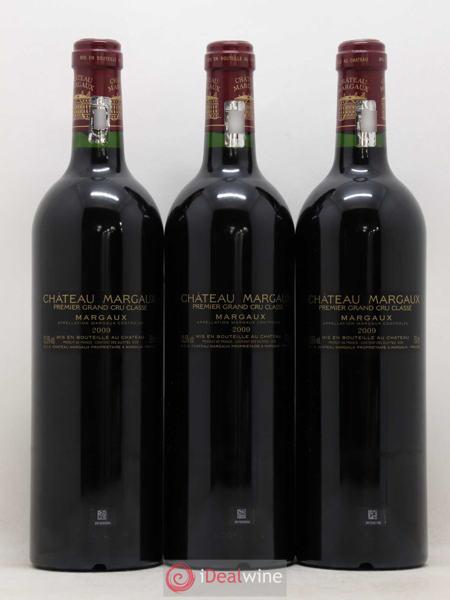 Château Margaux 1er Grand Cru Classé 2009 - Lot de 12 bouteilles - 6