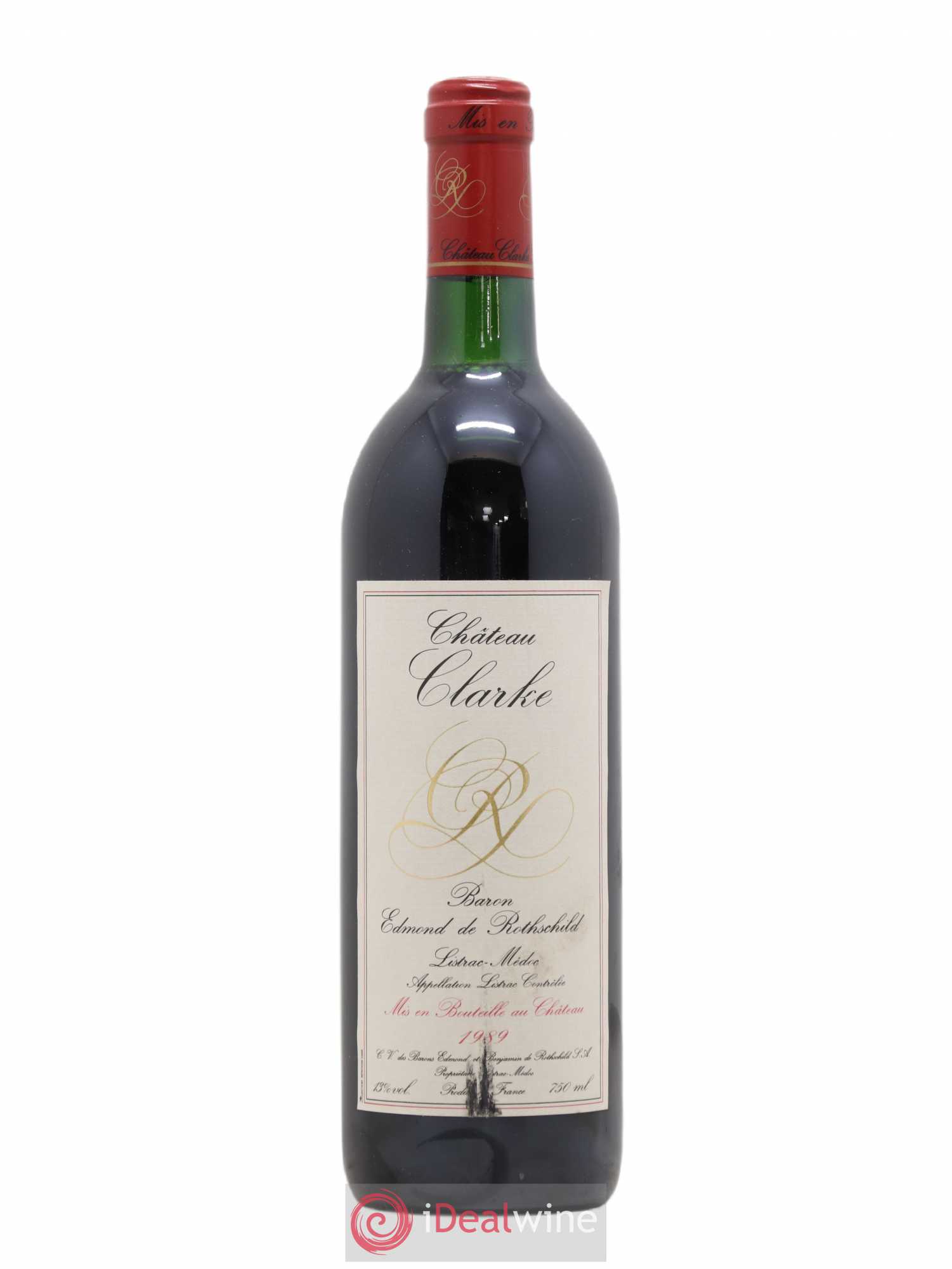 Château Clarke 1989 - Lot de 1 bouteille - 0