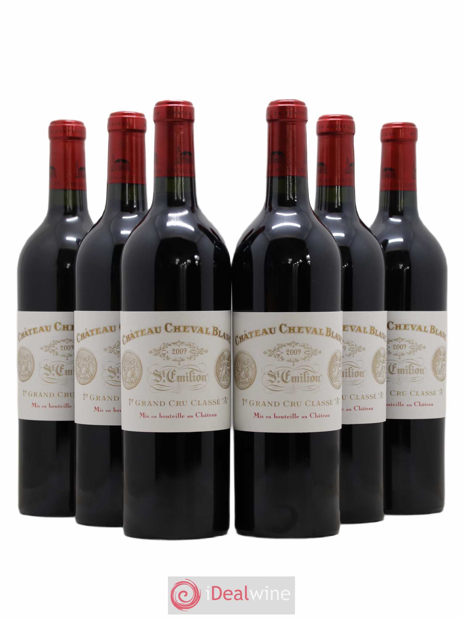Château Cheval Blanc 1er Grand Cru Classé A 2009 - Lot de 6 bouteilles - 0