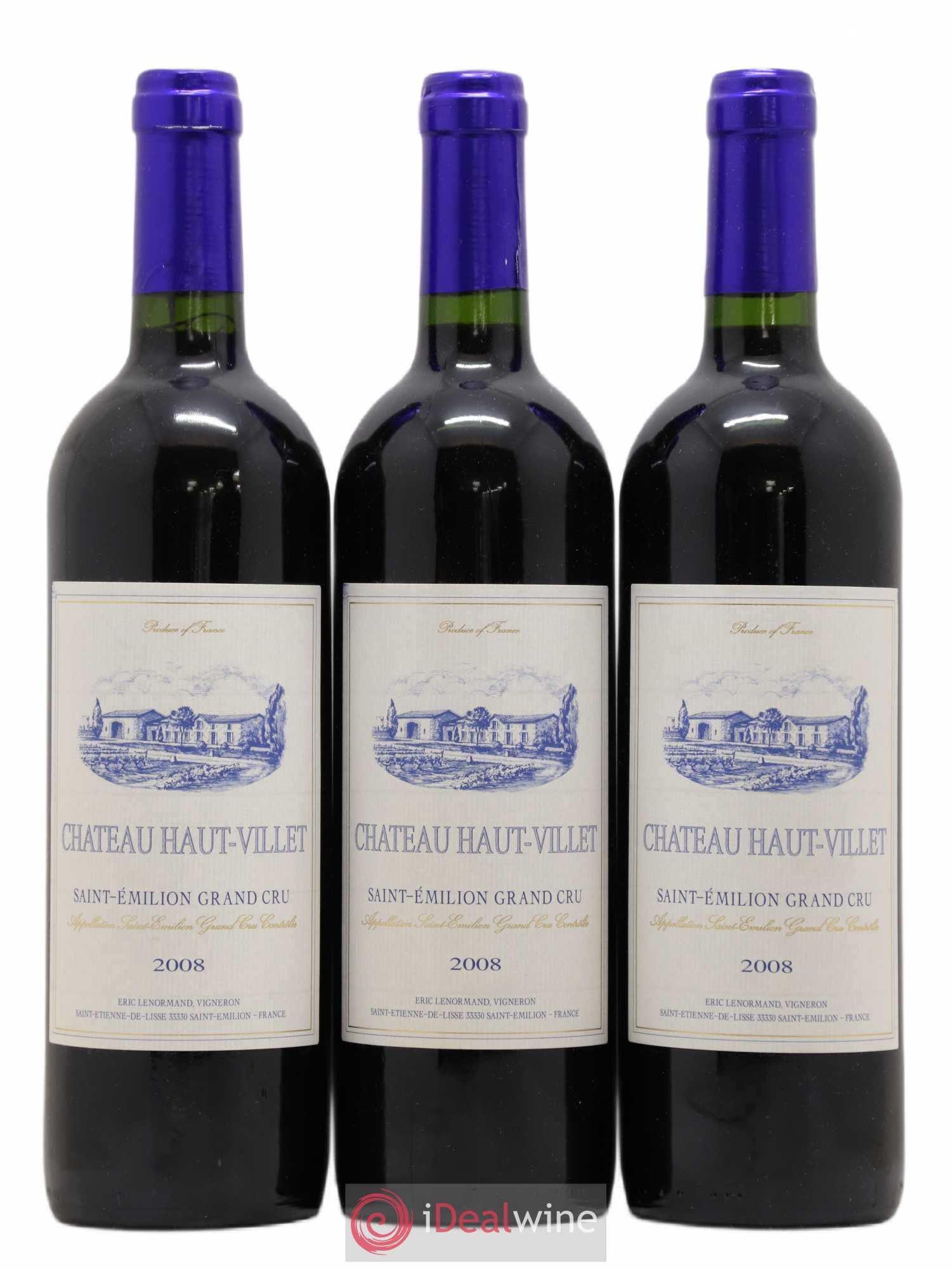 Château Haut-Villet (sans prix de réserve) 2008 - Lot de 3 bouteilles - 0