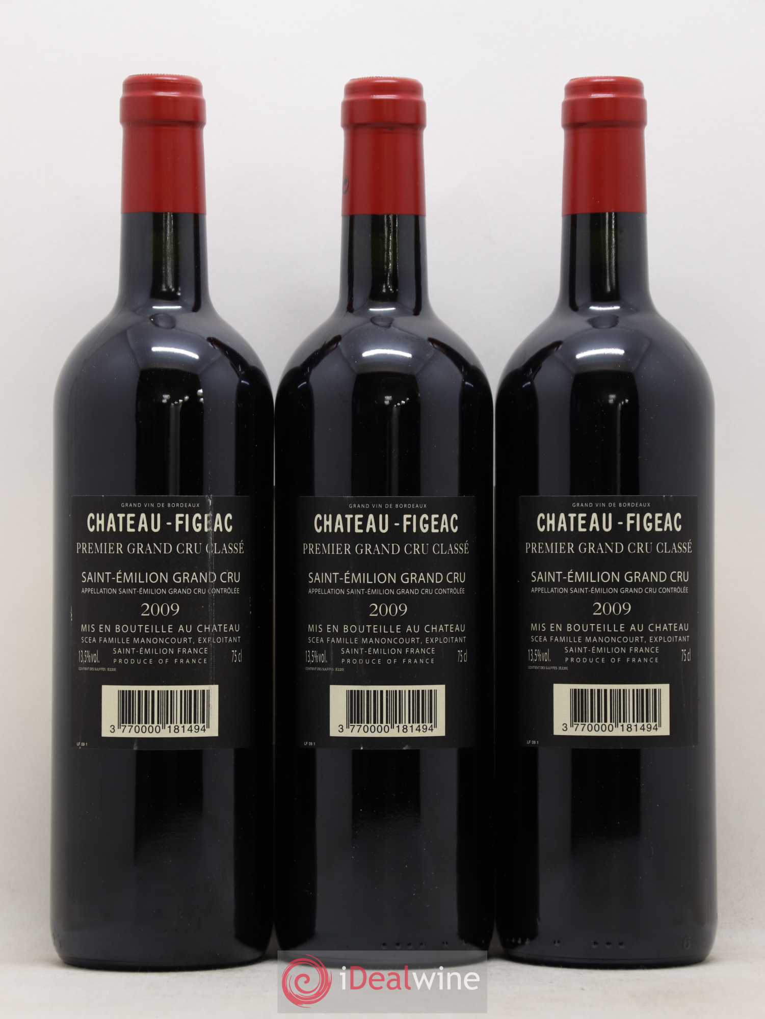 Château Figeac 1er Grand Cru Classé A 2009 - Lot de 6 bouteilles - 2