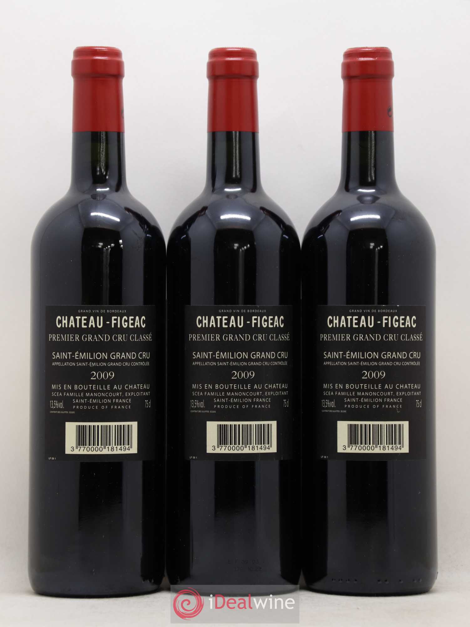 Château Figeac 1er Grand Cru Classé A 2009 - Lot de 6 bouteilles - 4