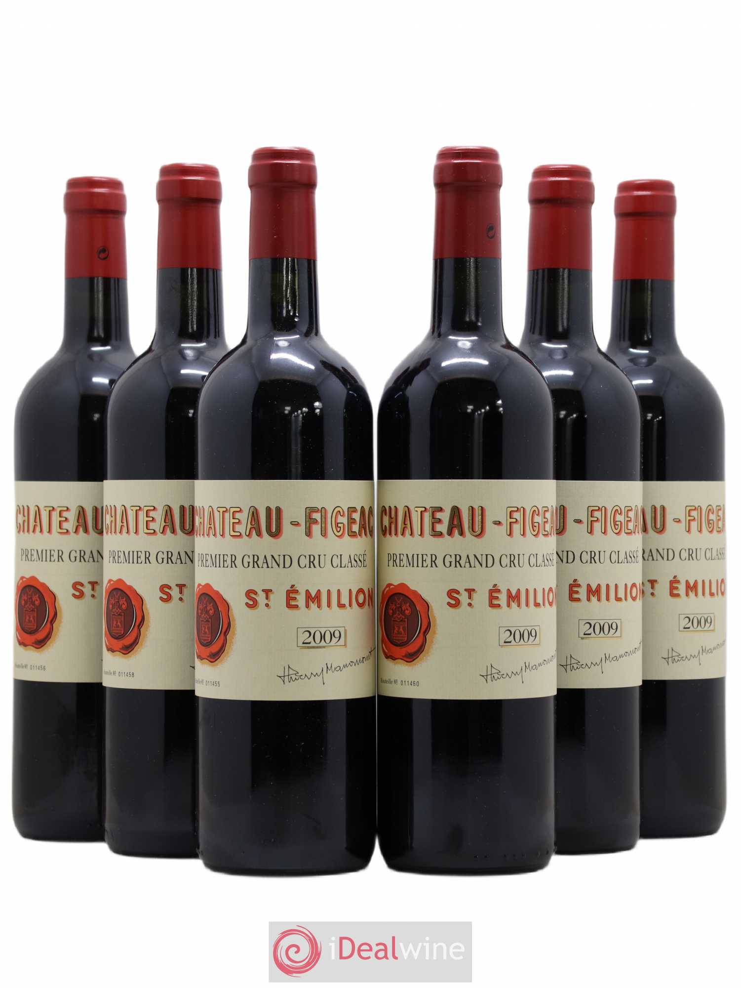 Château Figeac 1er Grand Cru Classé A 2009 - Lot de 6 bouteilles - 0