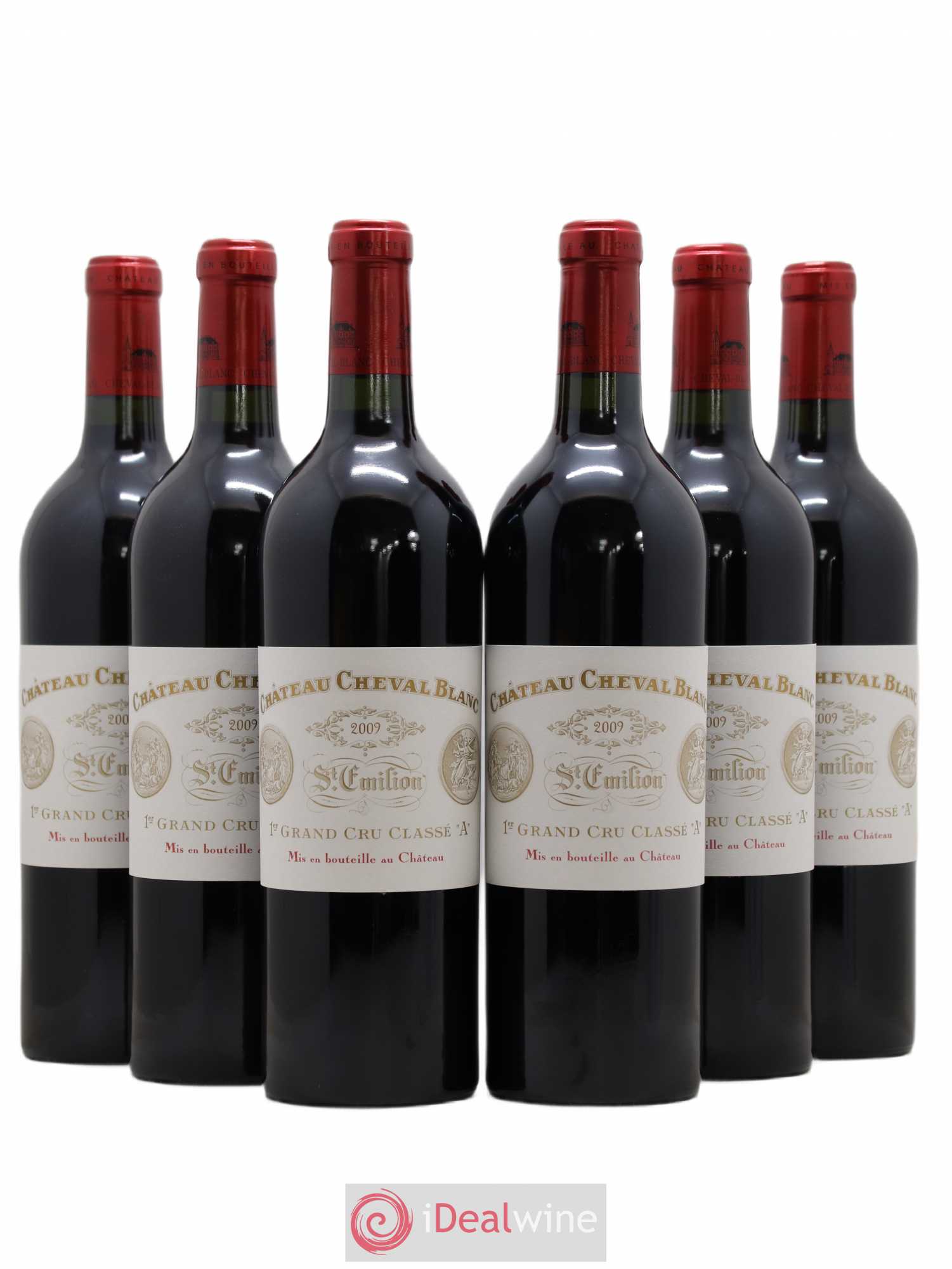 Château Cheval Blanc 1er Grand Cru Classé A 2009 - Lot de 6 bouteilles - 0