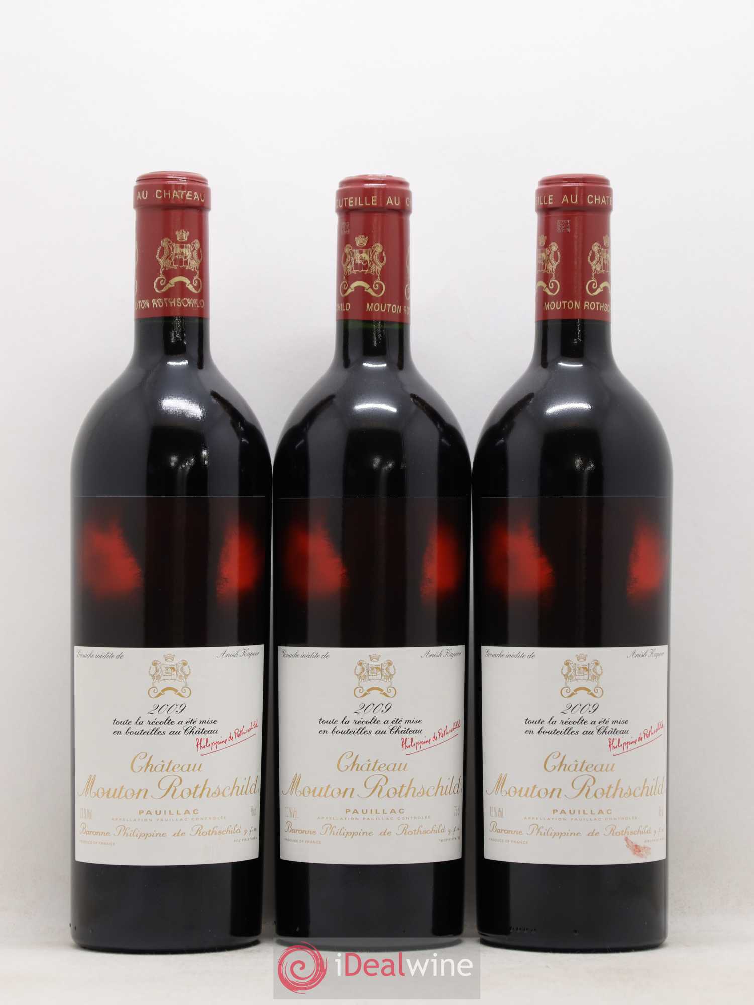 Château Mouton Rothschild 1er Grand Cru Classé 2009 - Lot de 12 bouteilles - 1