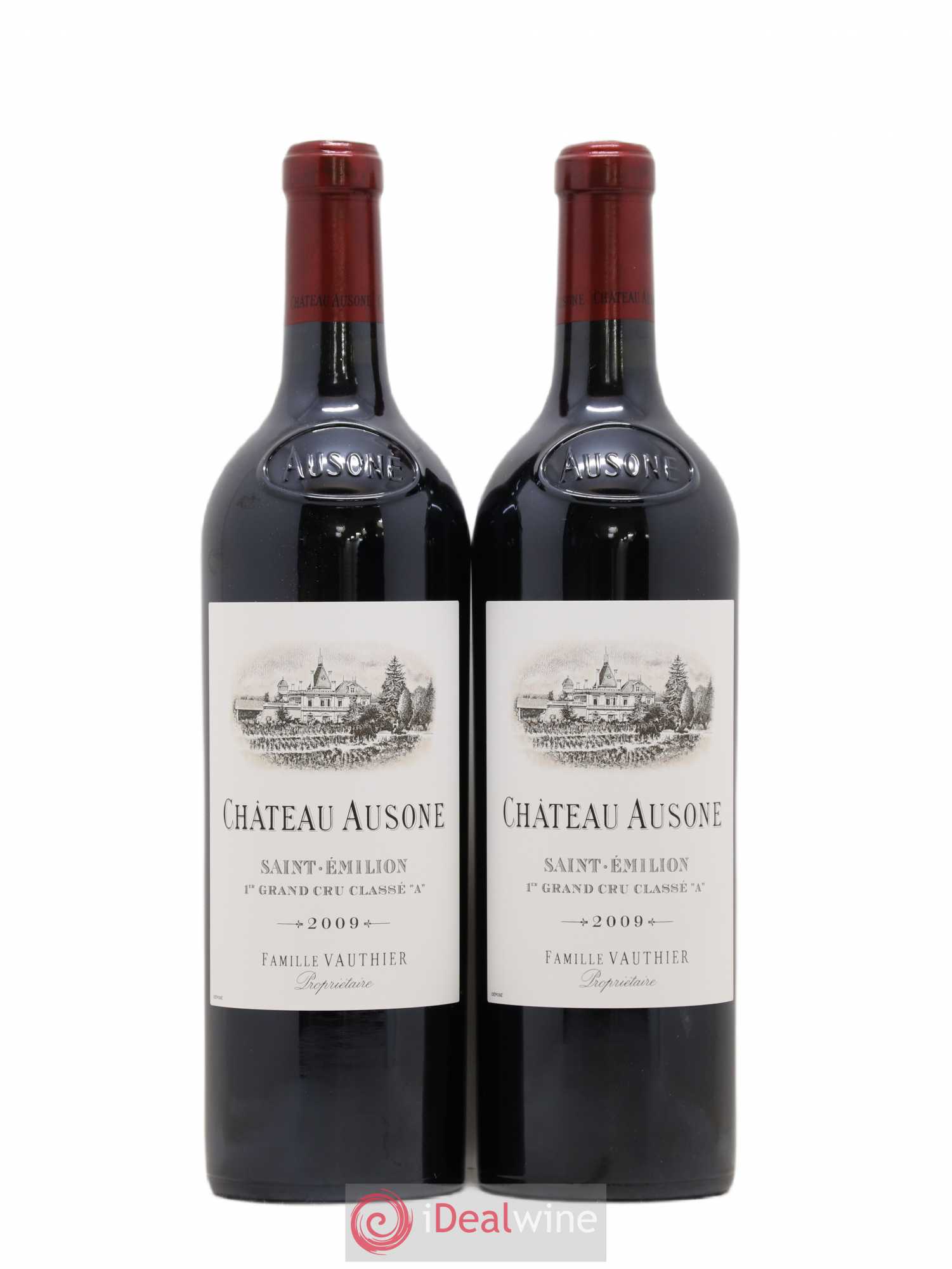 Château Ausone 1er Grand Cru Classé A 2009 - Lot de 2 bouteilles - 0